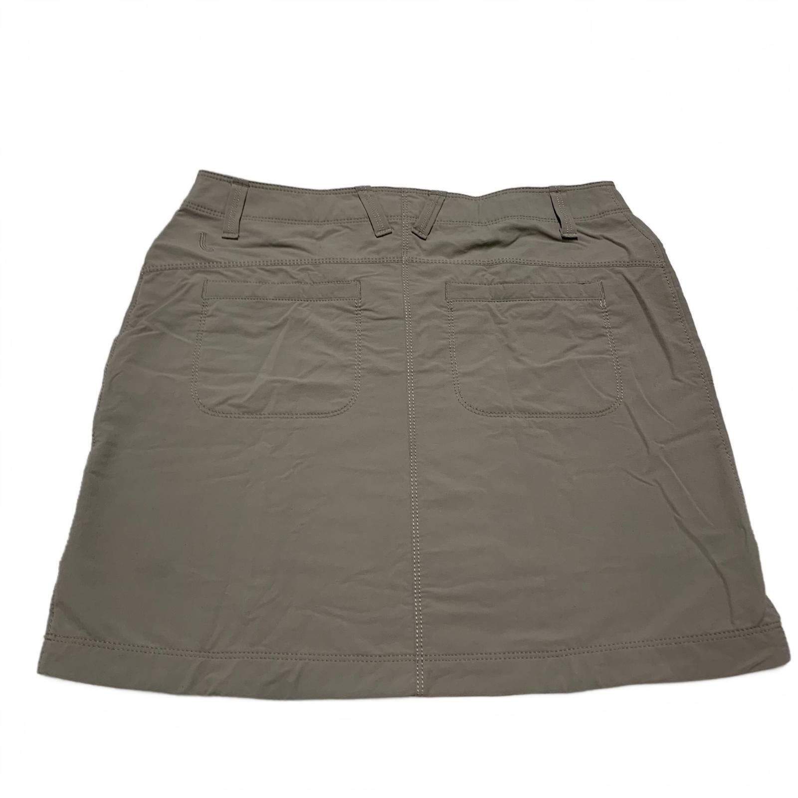 Falda informal Lole para mujer, talla 4, color caqui, para exteriores, camping, secado rápido, talla 30