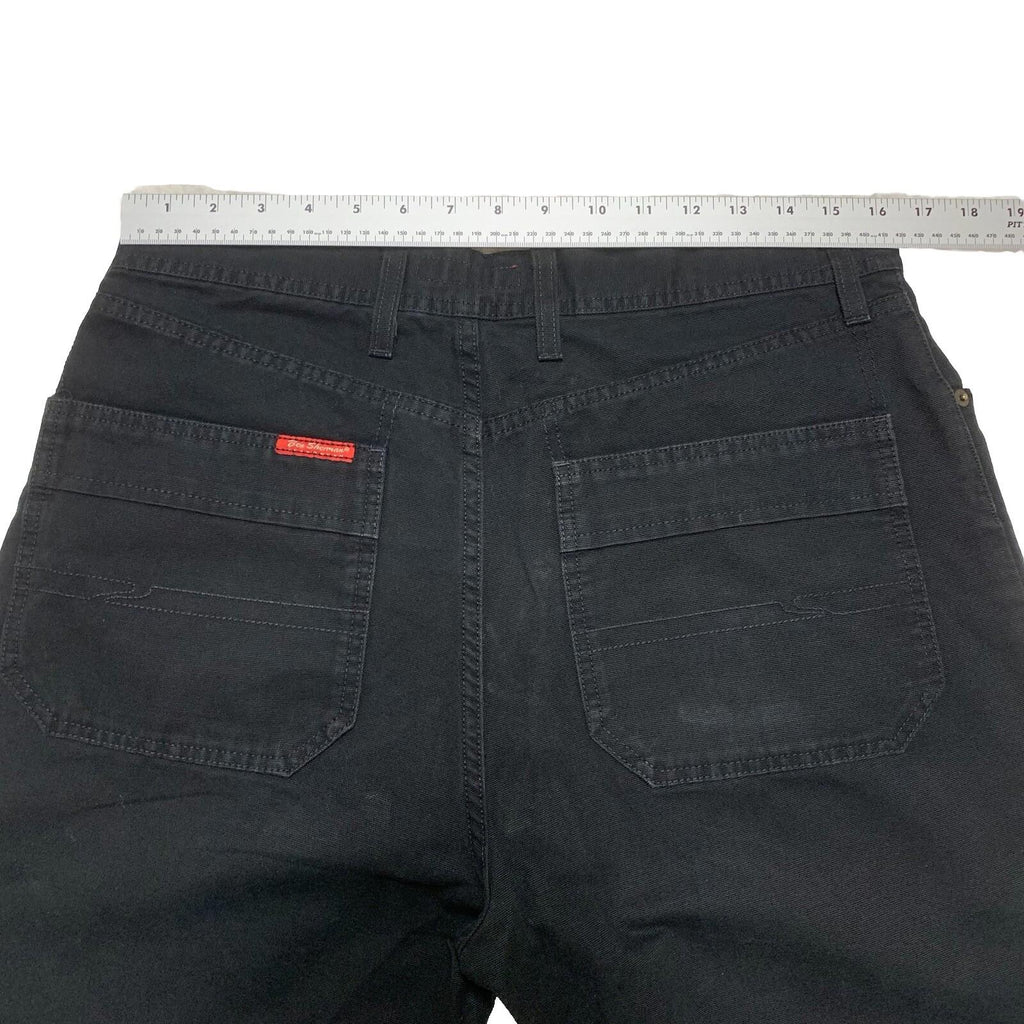 Vaqueros Ben Sherman para hombre, talla W34, cierre de botones, color negro, 34 x 32, fabricados en Italia.