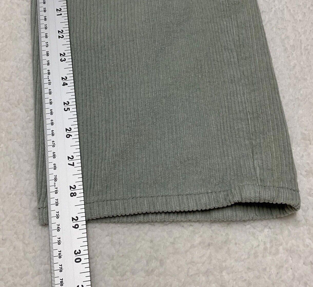 Pantalones de pana Motel para mujer, talla XS, verde menta, pierna ancha, ligeros