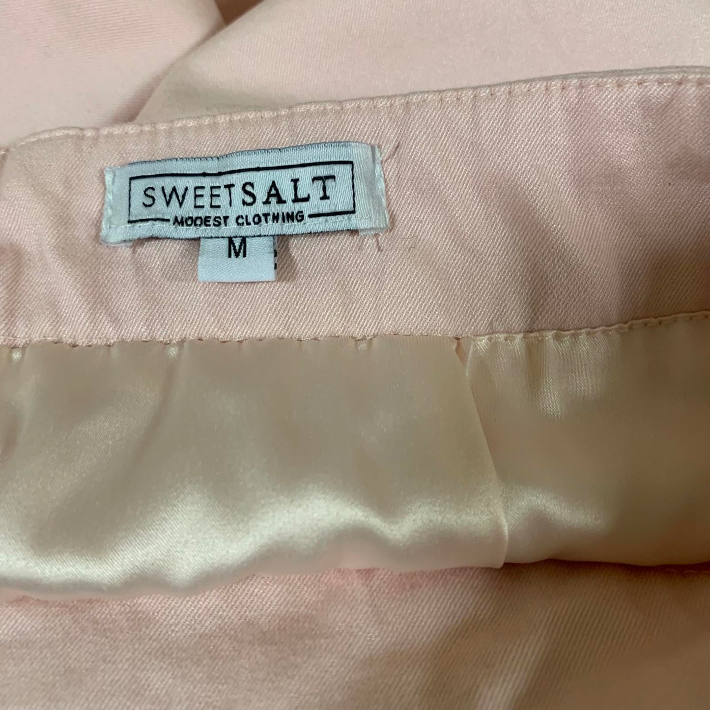 Sweet Salt Modest Clothing Women's Size Medium Pink A-Line Skirt