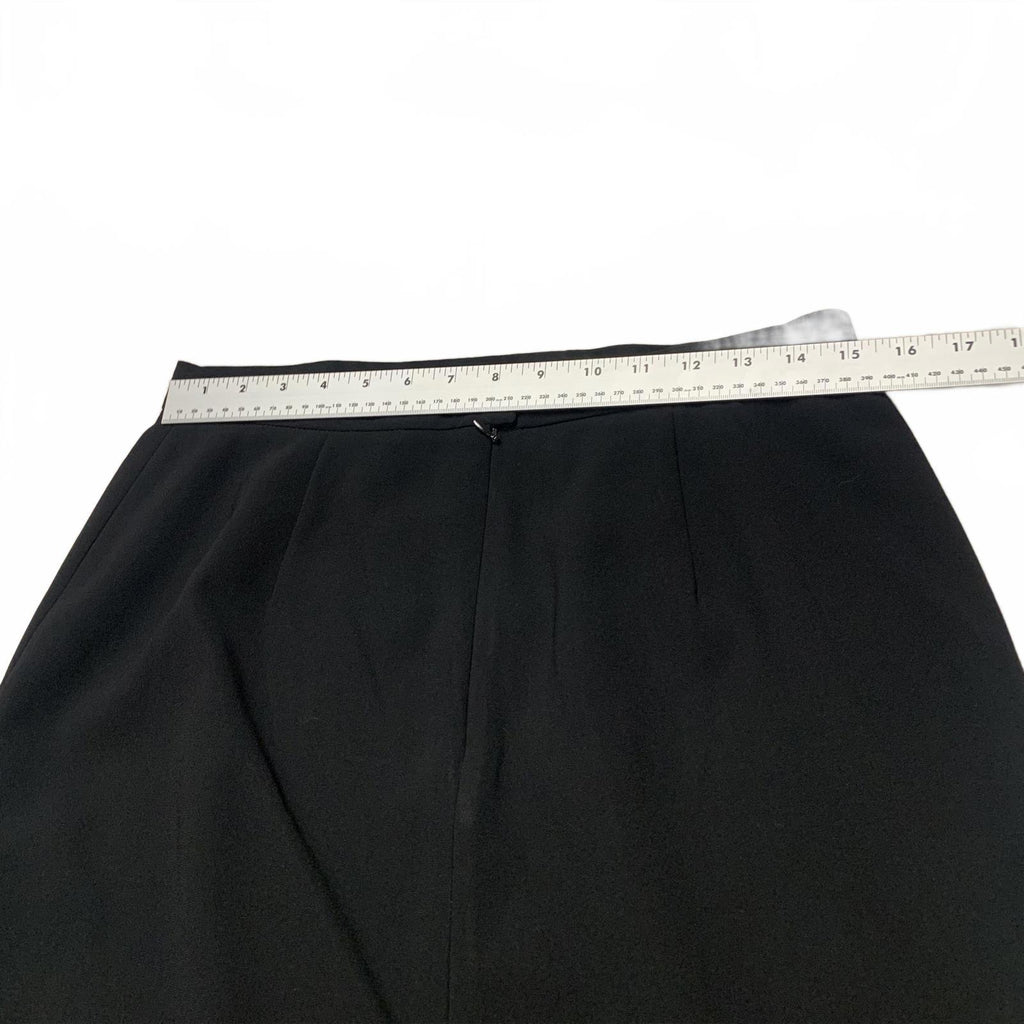 Falda tubo negra Vintage Jones New York Platinum para mujer, talla 12, W30