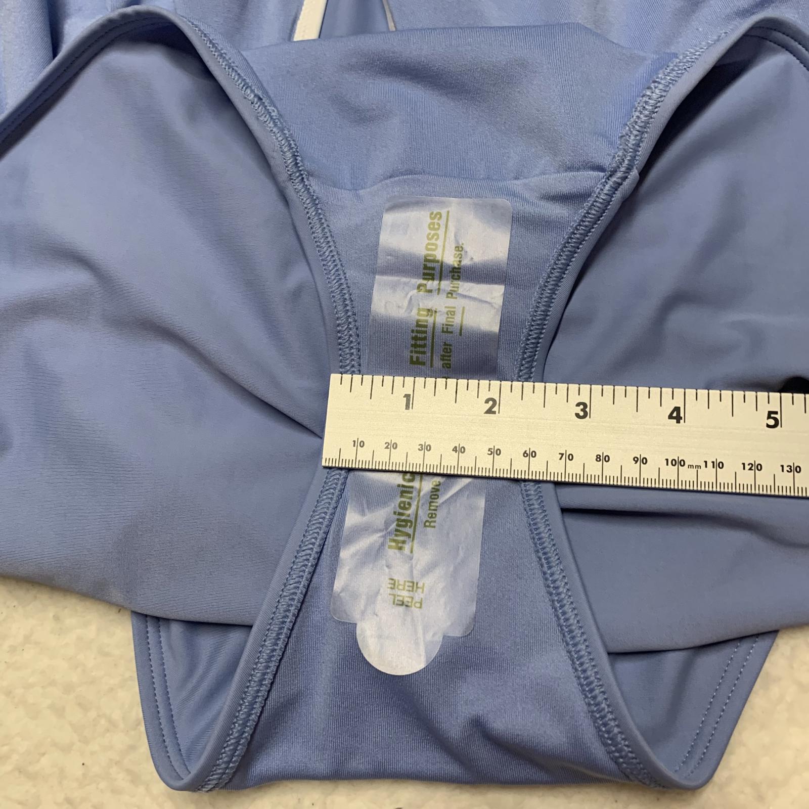 Traje de baño de una pieza azul XXL para mujer de Old Navy con cremallera frontal