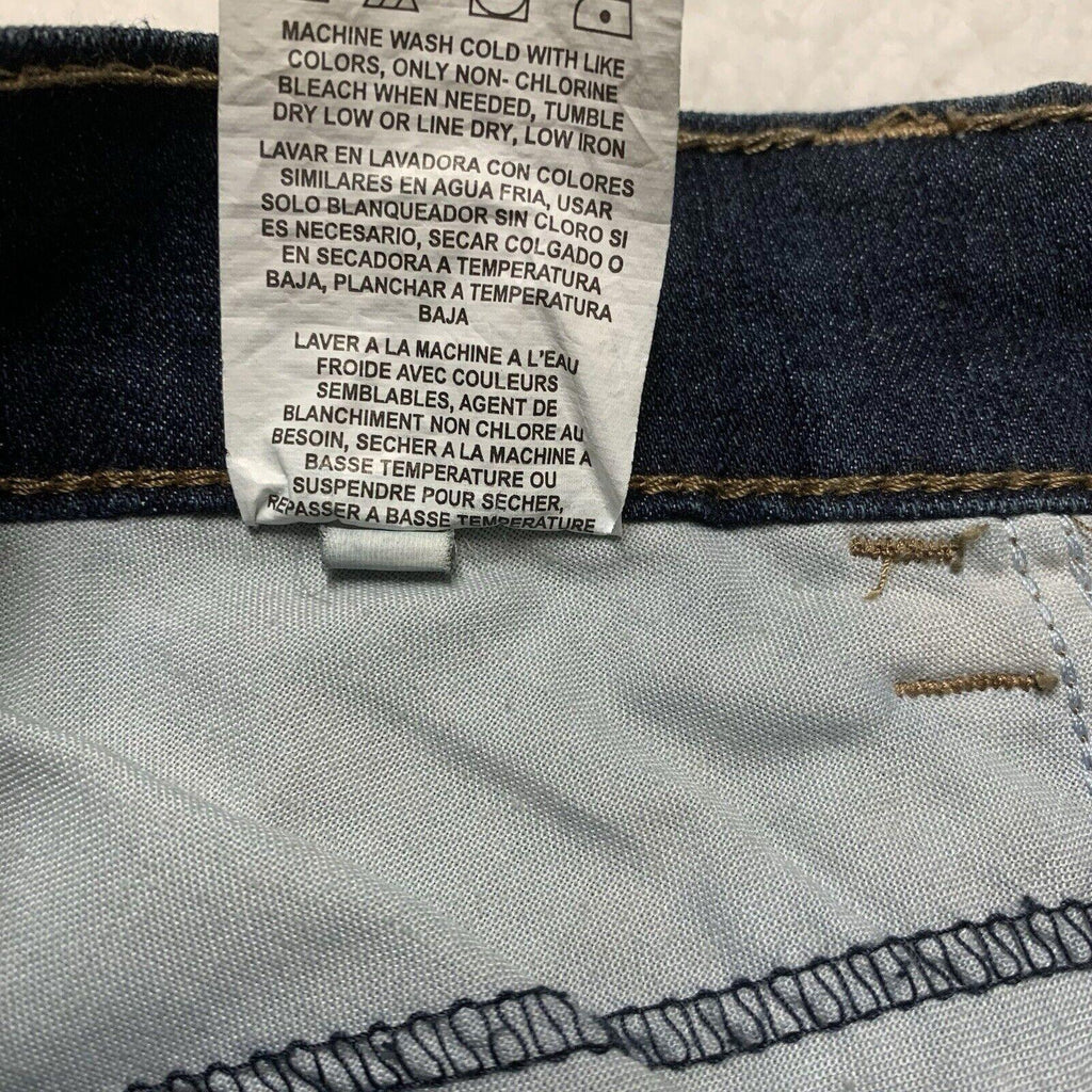 Pantalones cortos LEE Jeans para mujer, talla 18, corte clásico, azul oscuro