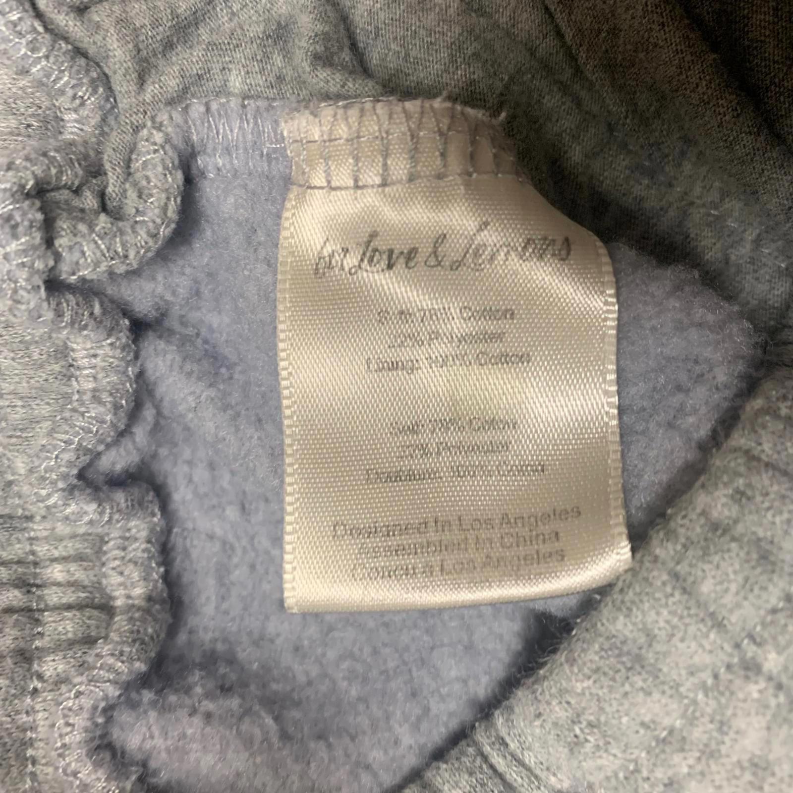 Pantalones deportivos grises cortos For Love &amp; Lemons para mujer, talla grande