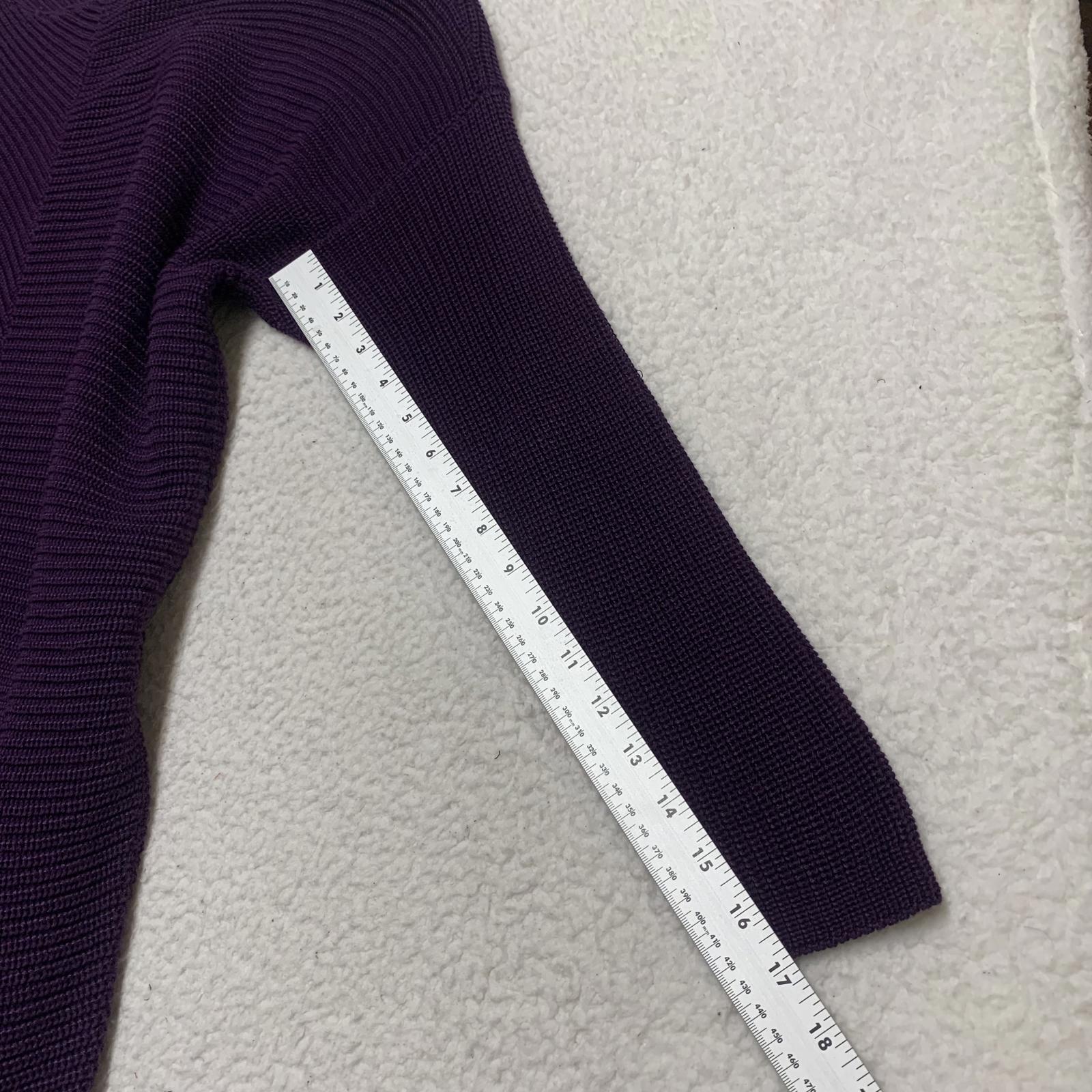 Suéter de punto morado Ralph Lauren para mujer, talla 1X