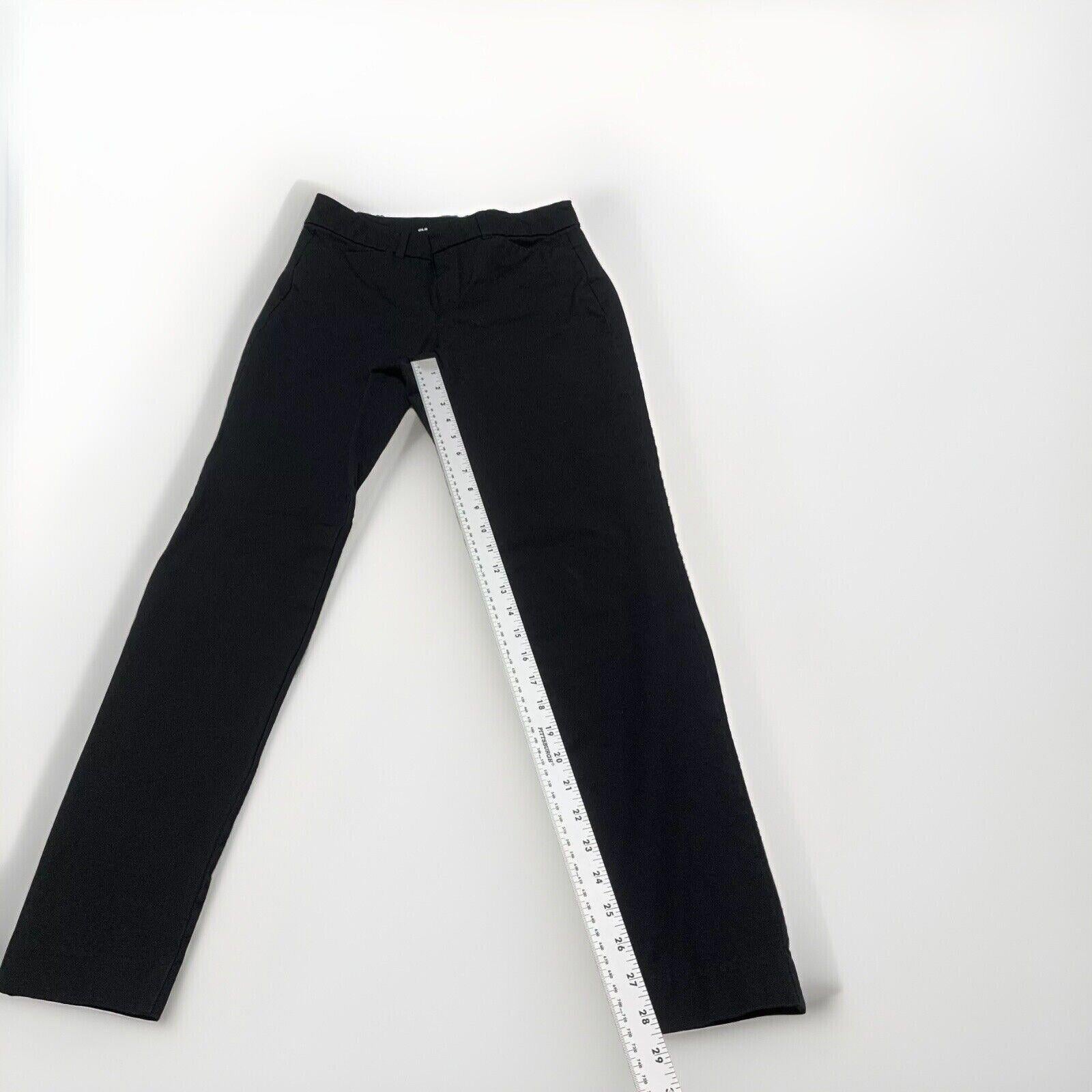 Pantalones pitillo de tiro alto negros de Old Navy para mujer, talla 4, con bolsillos