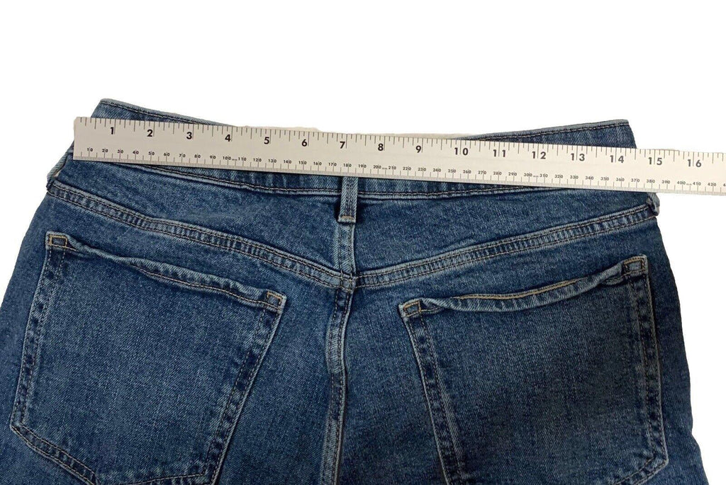 Vaqueros rectos azules de maternidad Old Navy OG talla 8 - Ajuste cómodo