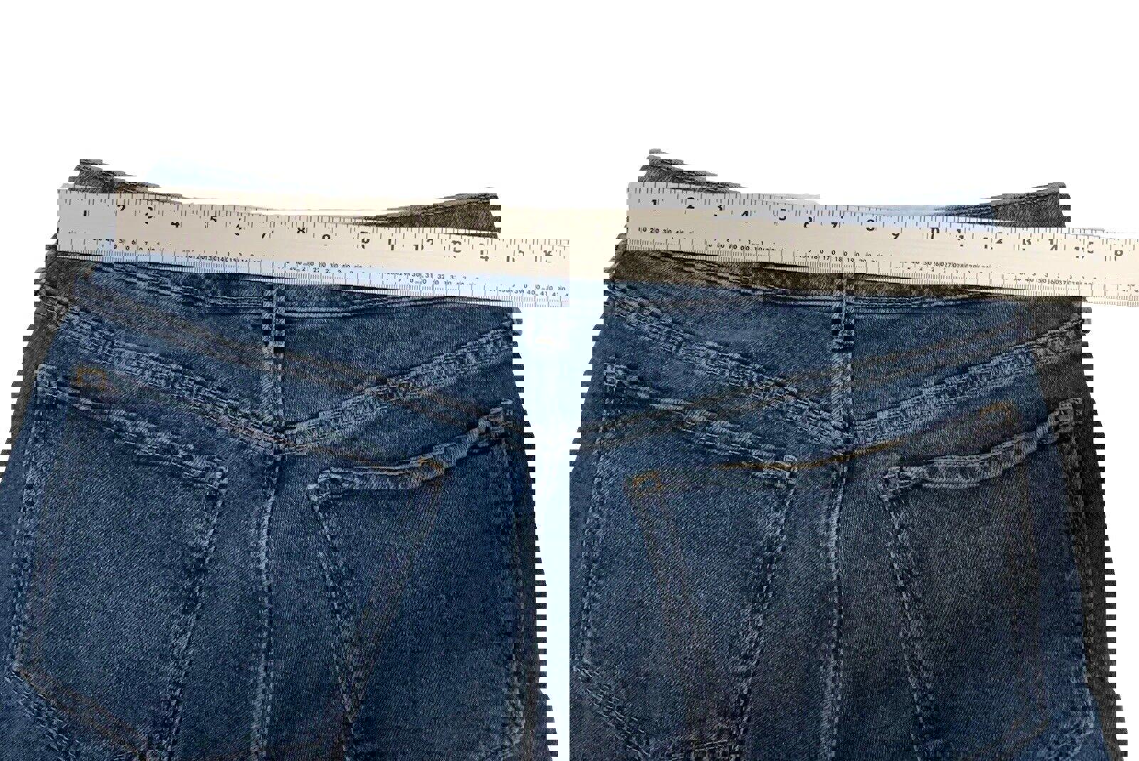 Vaqueros rectos azules de maternidad Old Navy OG talla 8 - Ajuste cómodo