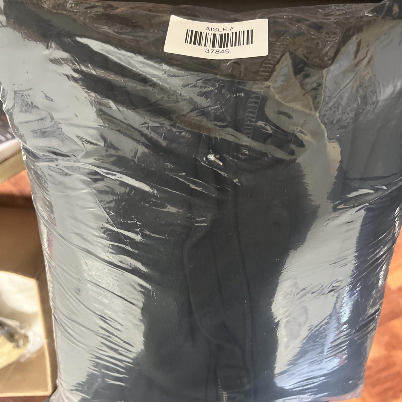 Chaqueta con capucha y forro de sherpa suave negra grande para hombre de Smith's Work Wear