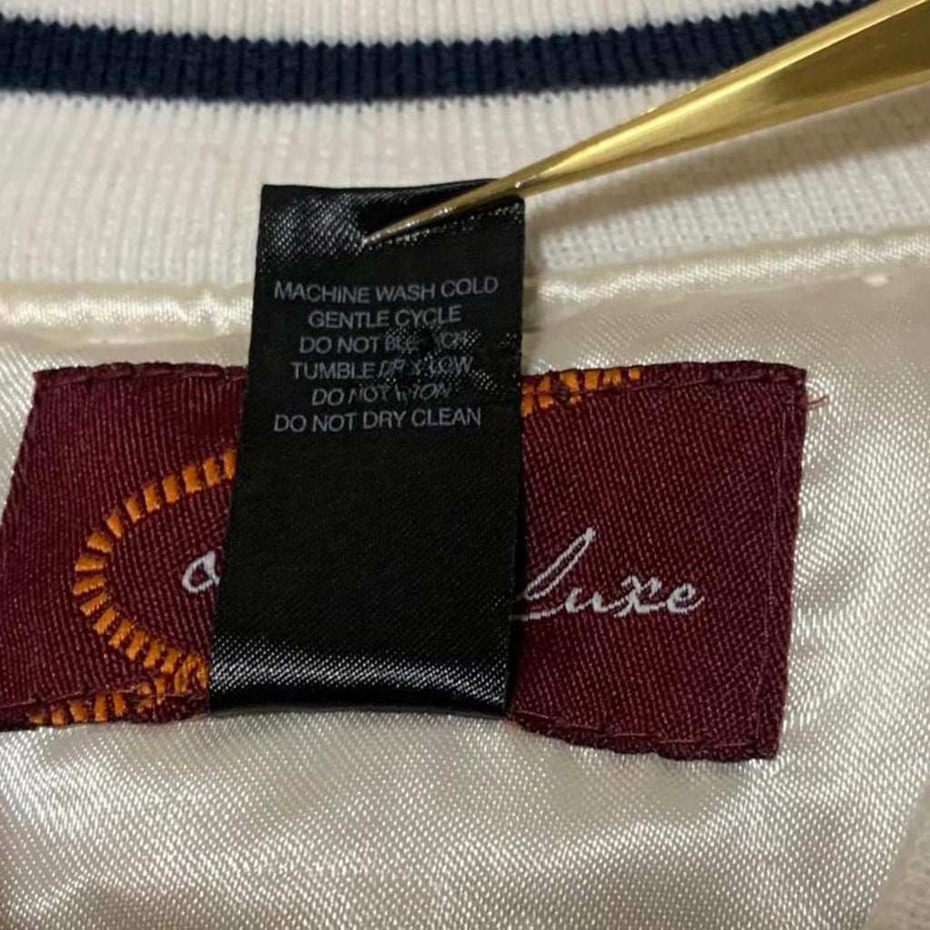 Chaqueta bomber Tweety Paris para mujer, talla L, color rojo y blanco, de satén Y2K, de Looney Tunes, lote 29