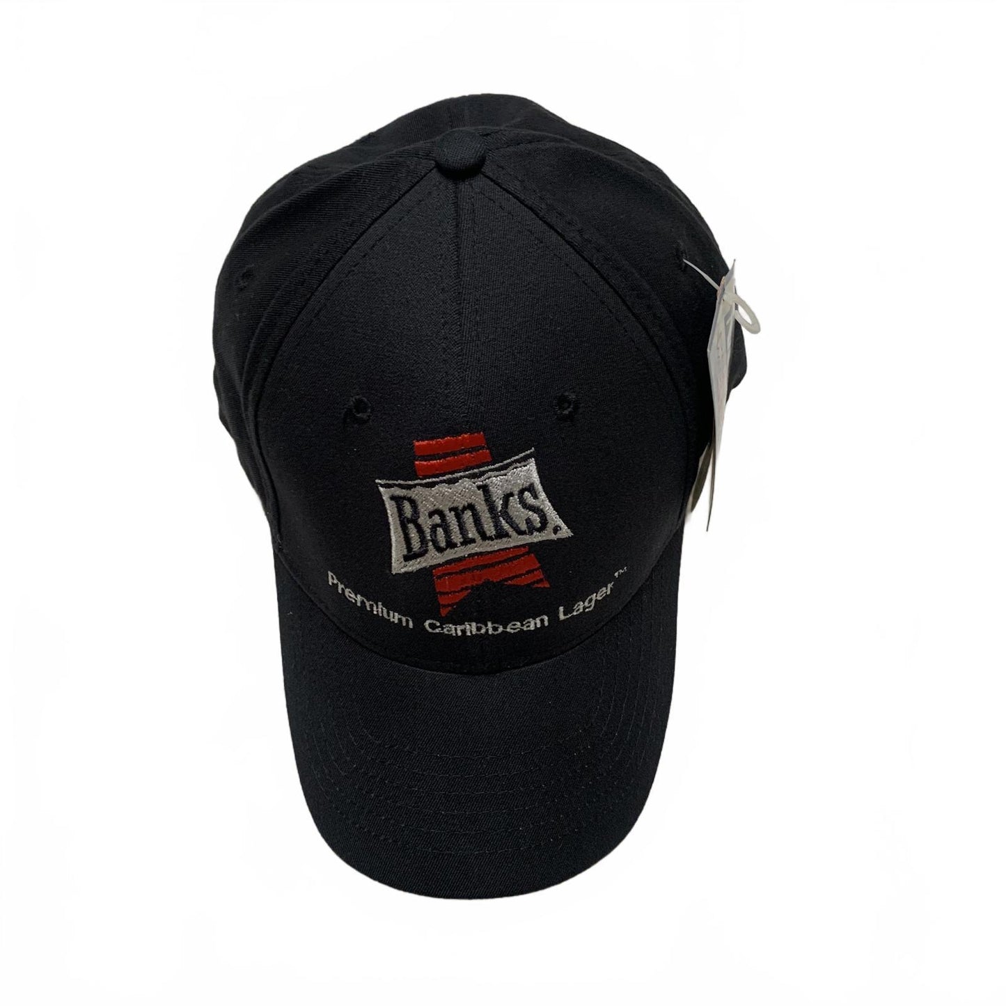 Nu-Fit Banks Premium Unisex Size L/XL Black Hat Caribbean Lager Cap
