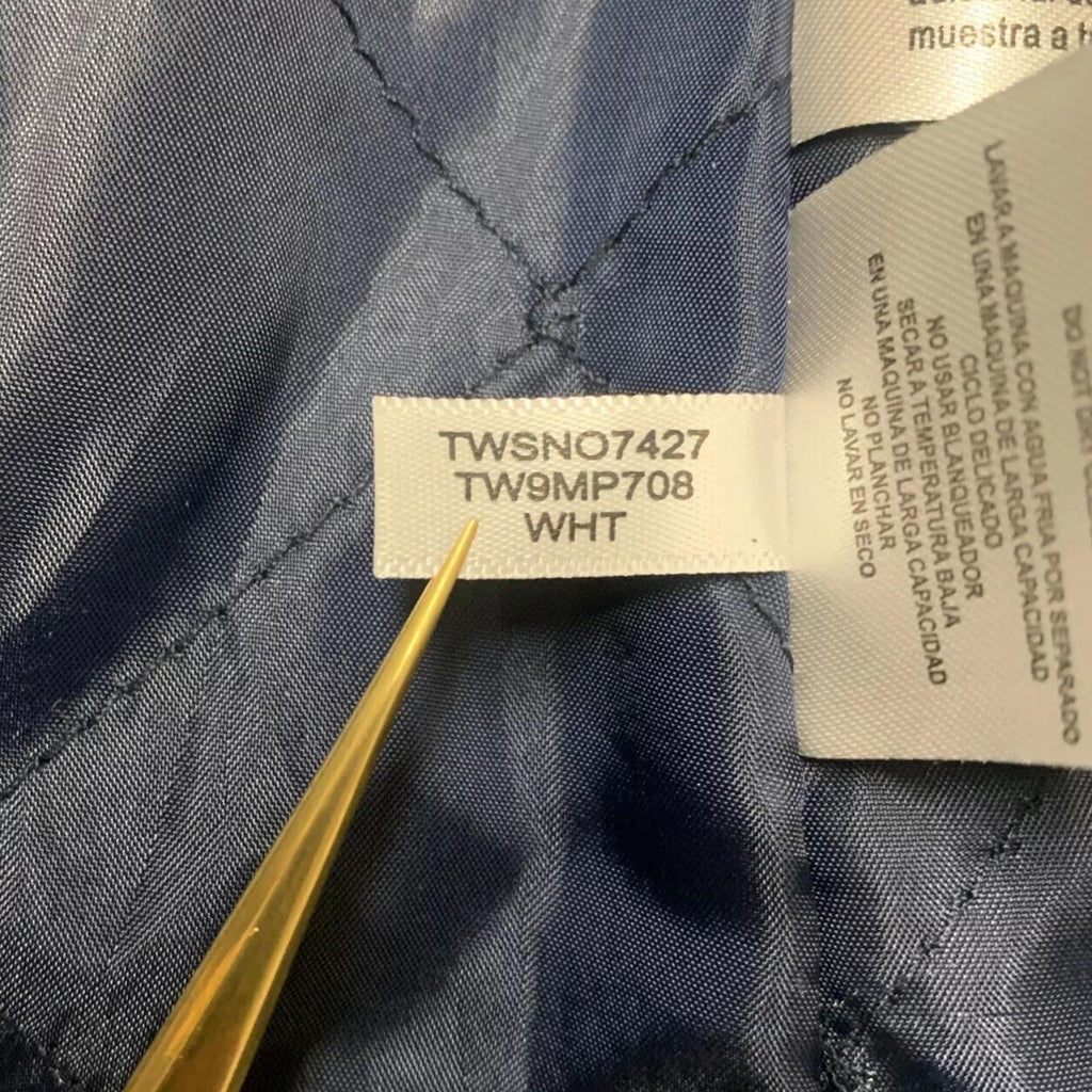 Tommy Hilfiger Women's Medium White Weather Systems Hood Jacket Rain Coat