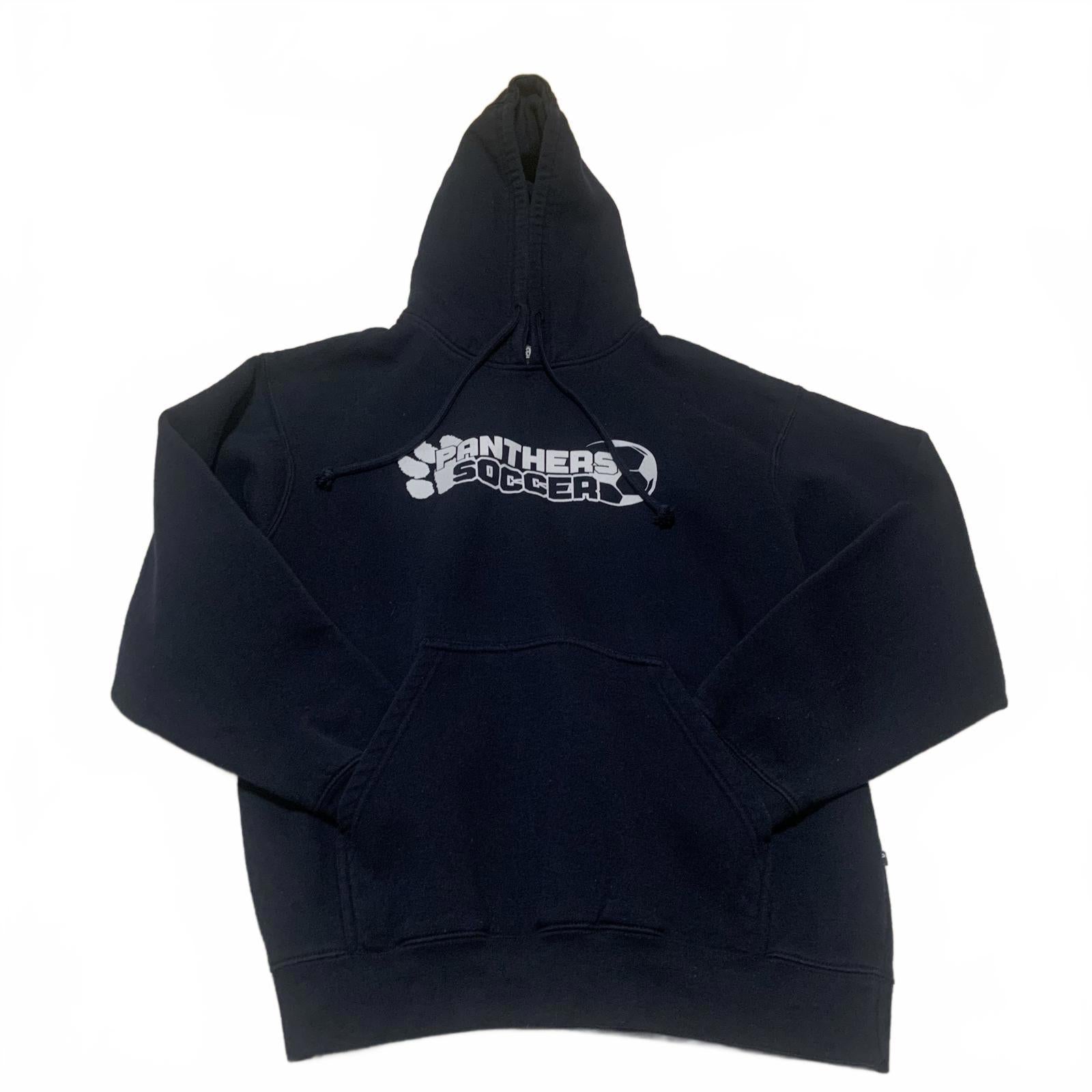 Sudadera con capucha de fútbol de los Pennant Panthers, unisex, talla M, color negro