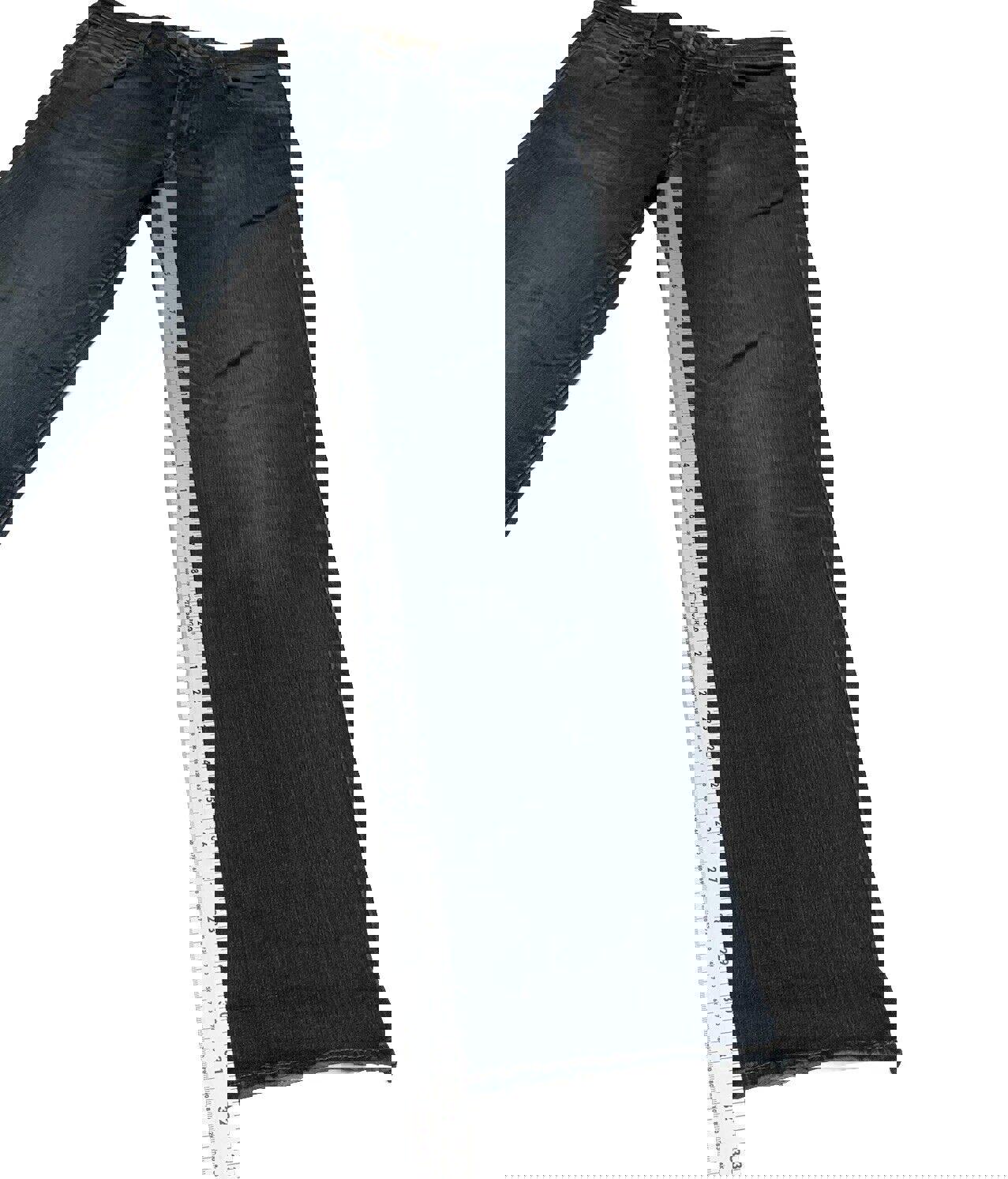 Vaqueros rectos American Eagle Outfitters para hombre, denim flexible con lavado azul oscuro, talla 32/34