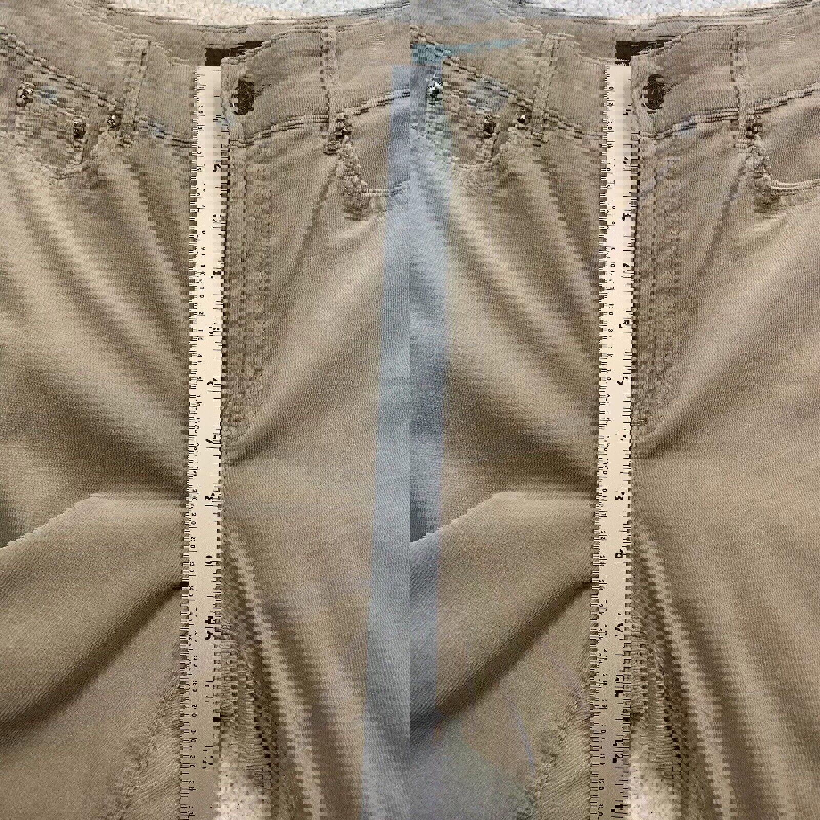 Pantalones vaqueros de pana LRL Ralph Lauren para mujer, talla 10, color tostado