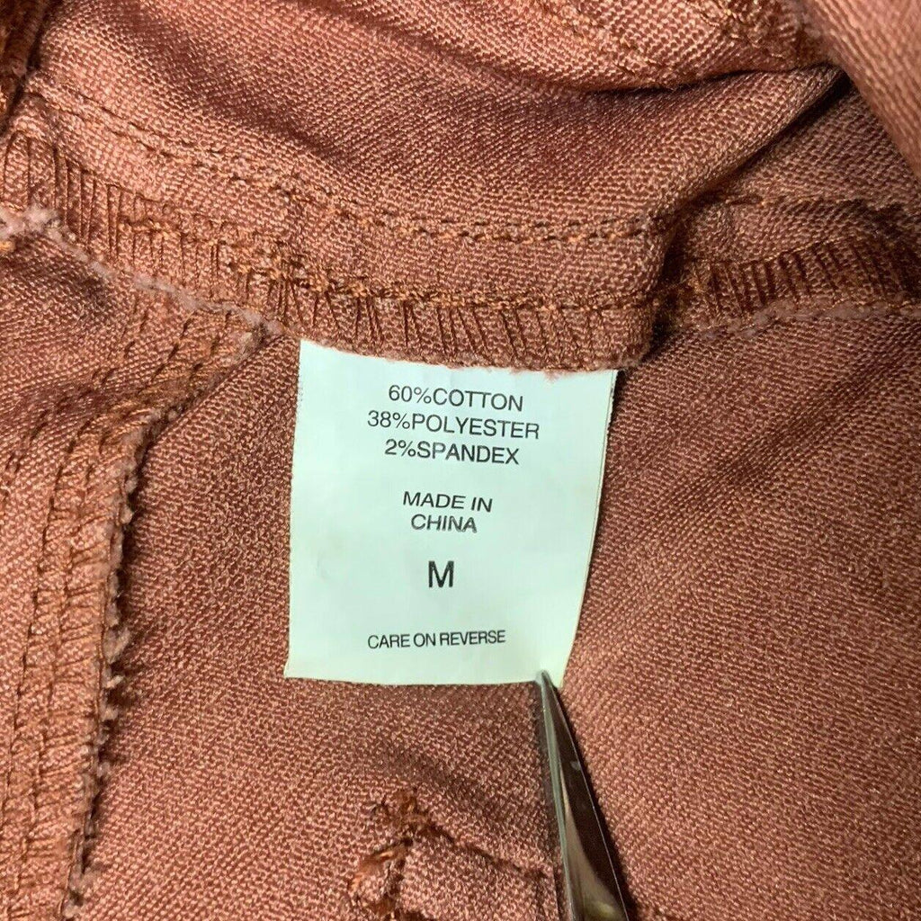 Leggings de cintura alta para mujer Soho, color rosa malva, corte holgado, talla M