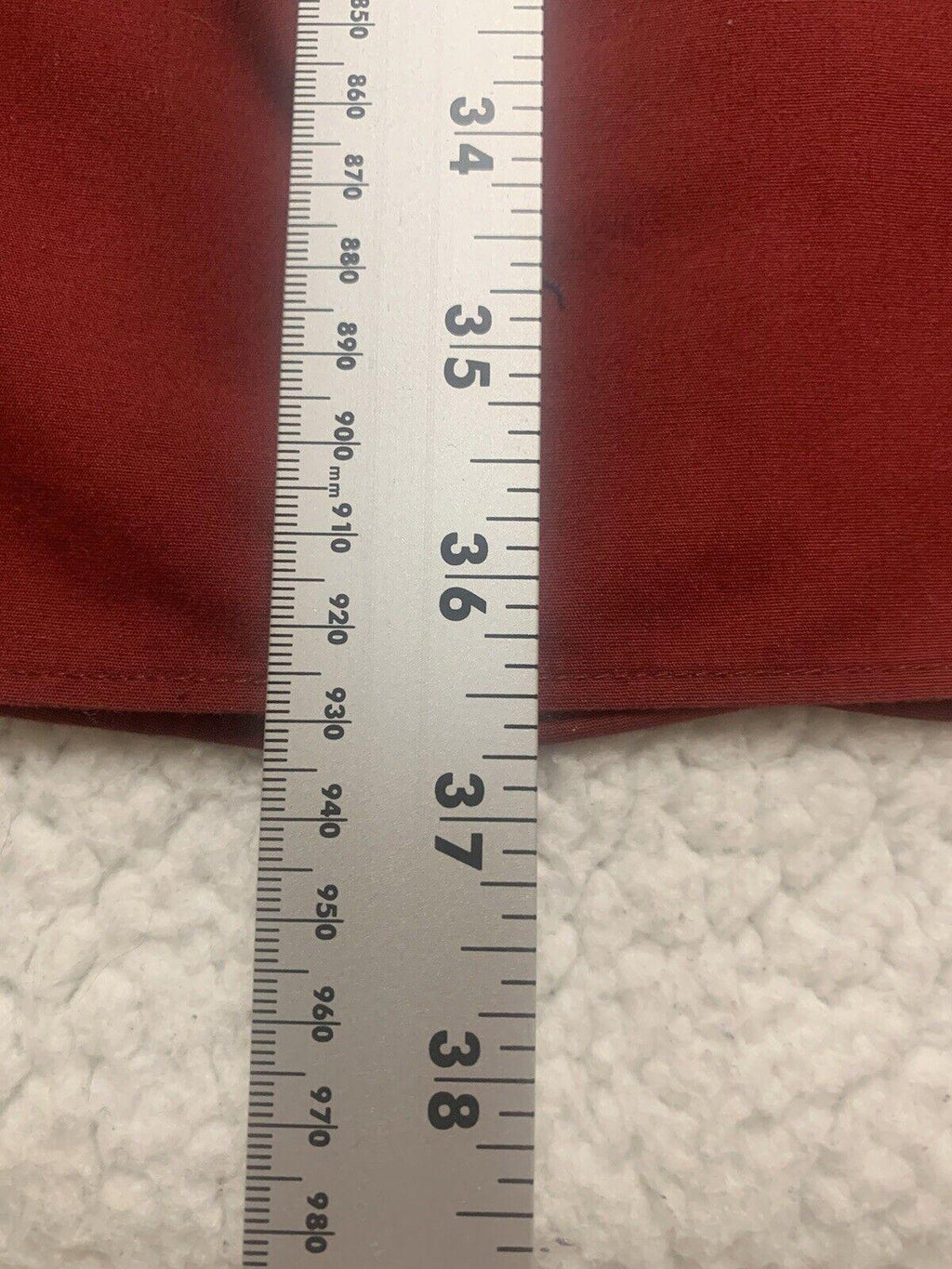 Camisa Alexander Julian 3XLT de manga larga para hombre, color vino tinto