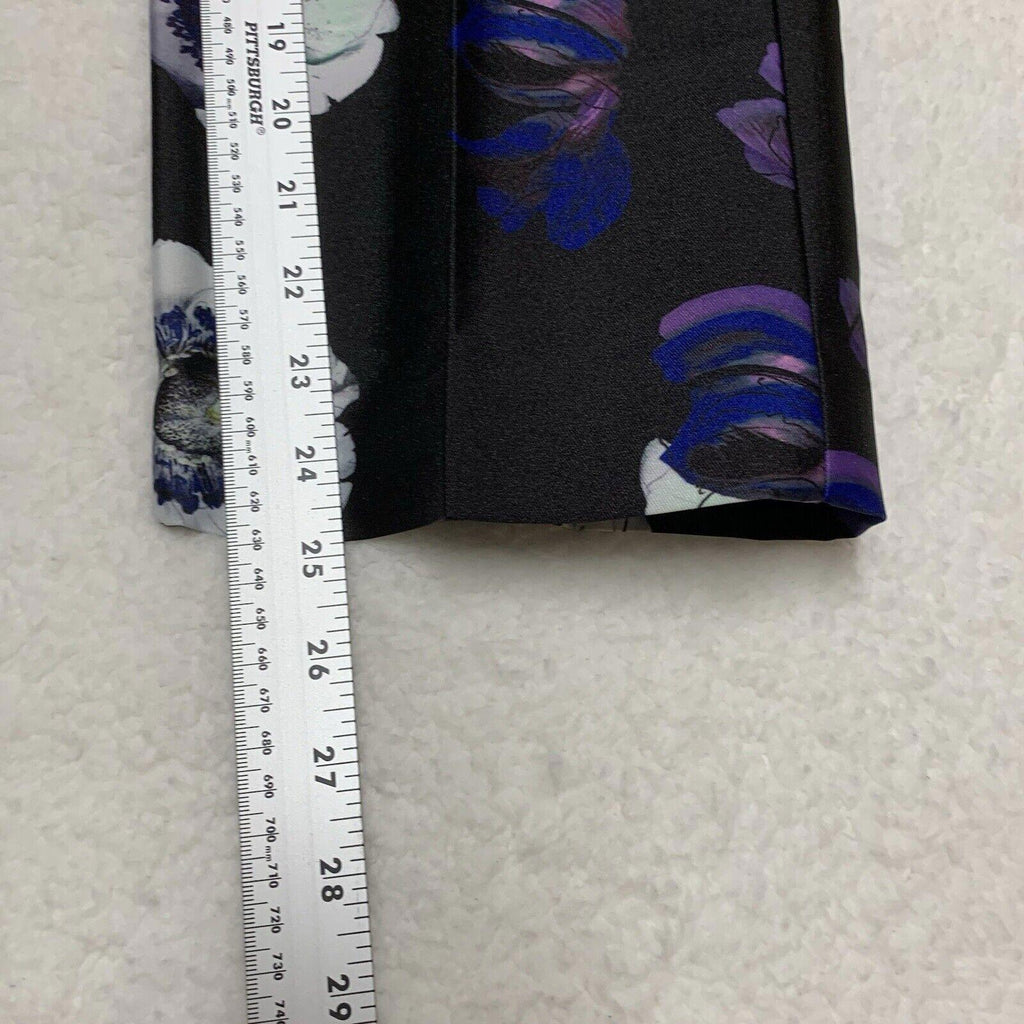 Pantalones de mujer J. Crew, talla 00, estampado floral de amapolas, corte cropped