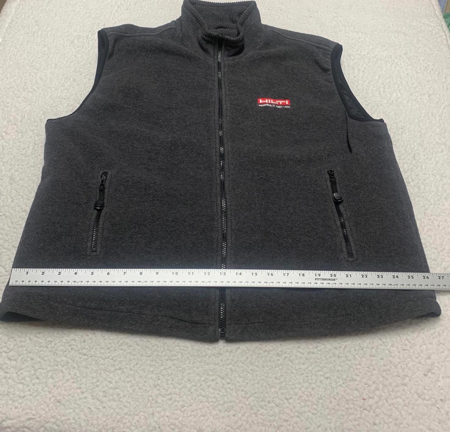 North End All Climate Wear Men's X-Large Gray Hilti Fleece Vest