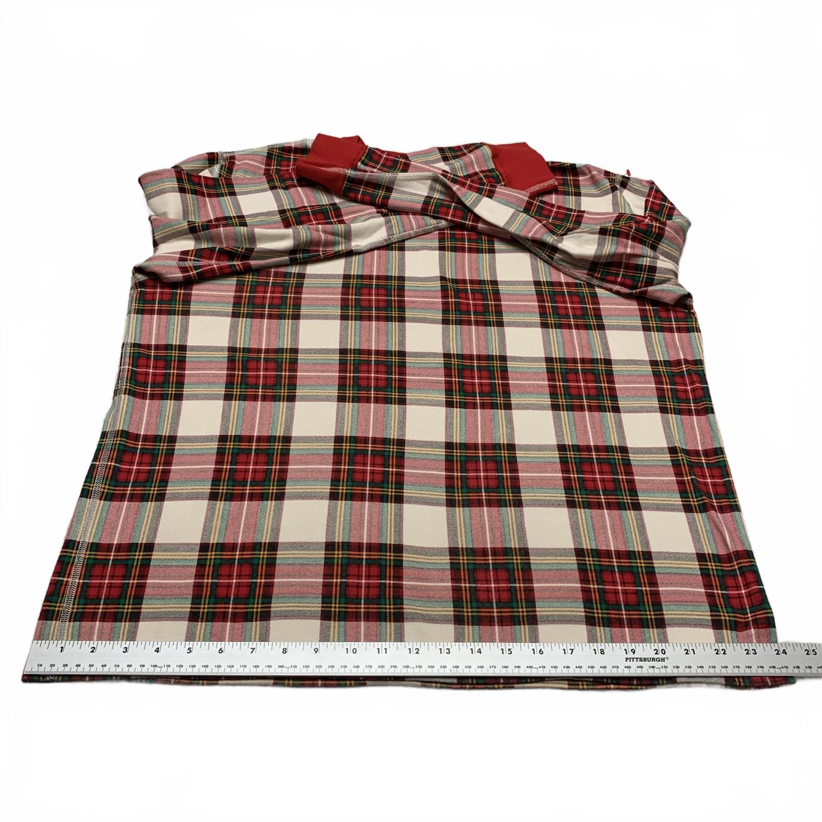 Camisa de manga larga a cuadros rojos de Hanna Andersson, talla XXL, para mujer, de algodón orgánico