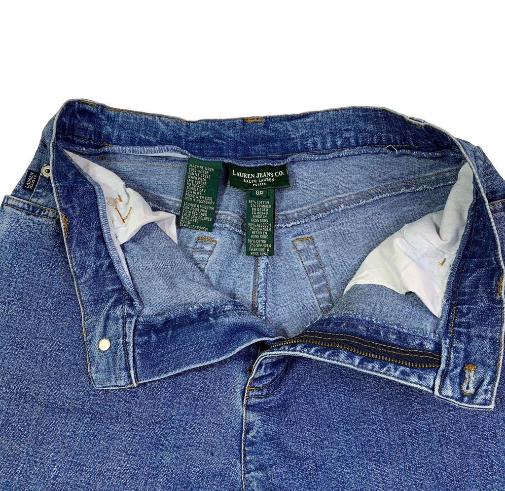 90s Lauren Co Ralph Lauren Jeans 8 Petite 28x28 Straight Leg Vintage