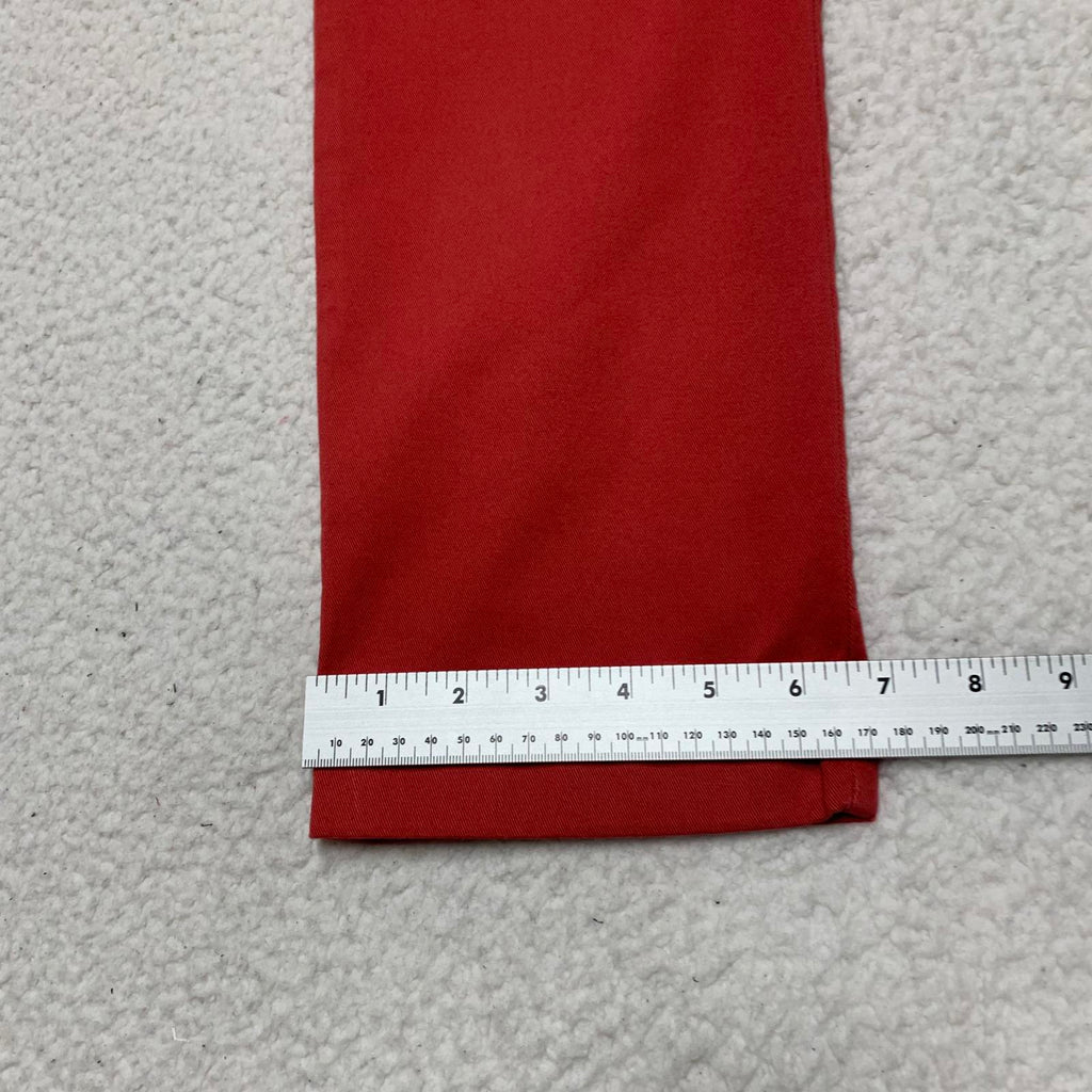 Pantalones Crewcuts Kids, talla 14, color rojo y naranja, corte ajustado, cintura ajustable, 28 x 28 L