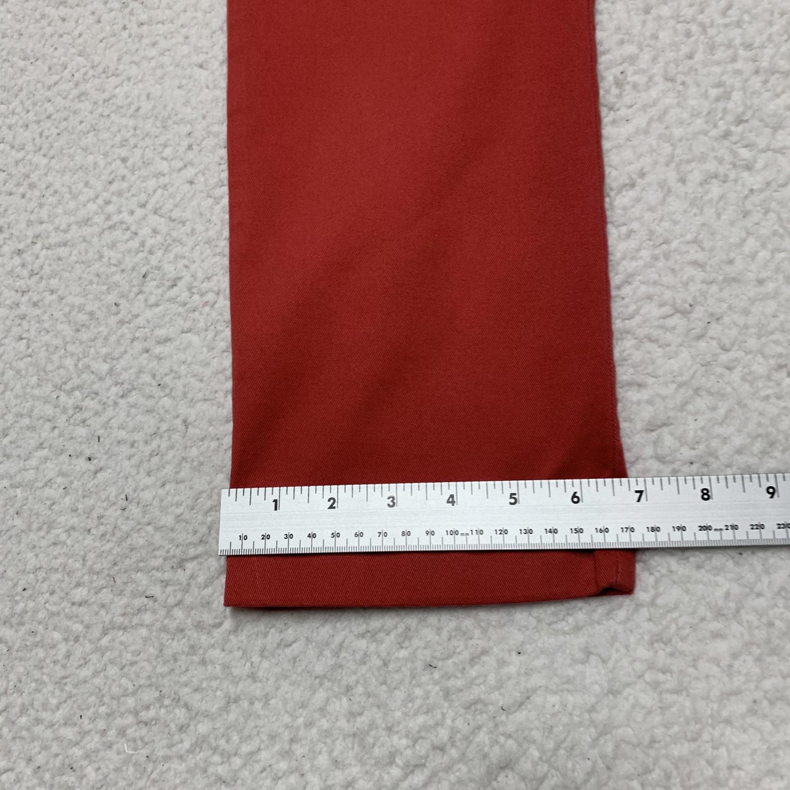 Pantalones Crewcuts Kids, talla 14, color rojo y naranja, corte ajustado, cintura ajustable, 28 x 28 L