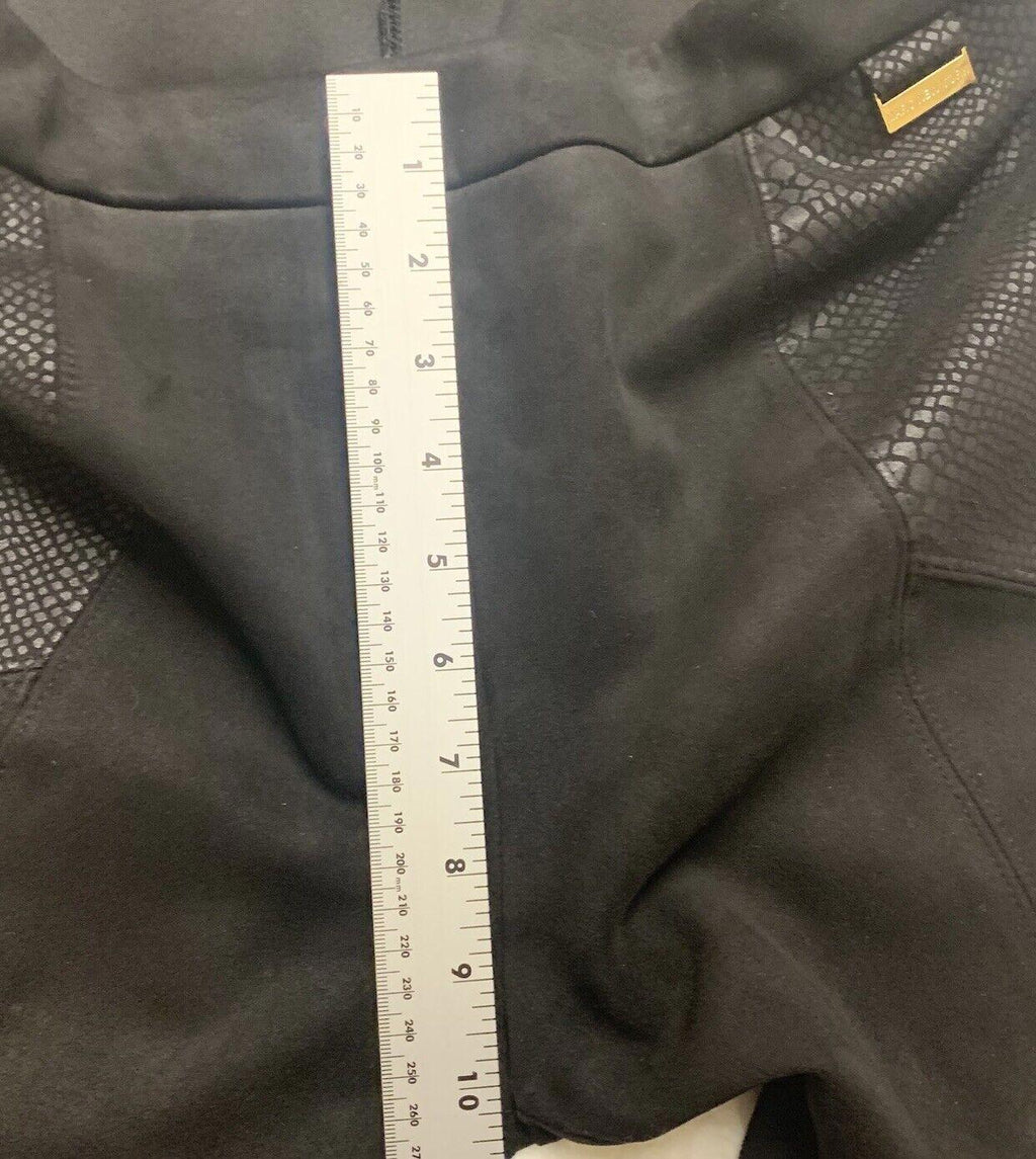 Pantalones negros con estampado de serpiente para mujer de Andrew Marc NY M