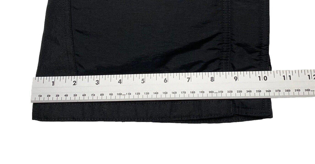 Pantalones de nieve para eslalon para hombre, talla M, nailon negro, bolsillos con cremallera en los tobillos, para esquí y snowboard Storm