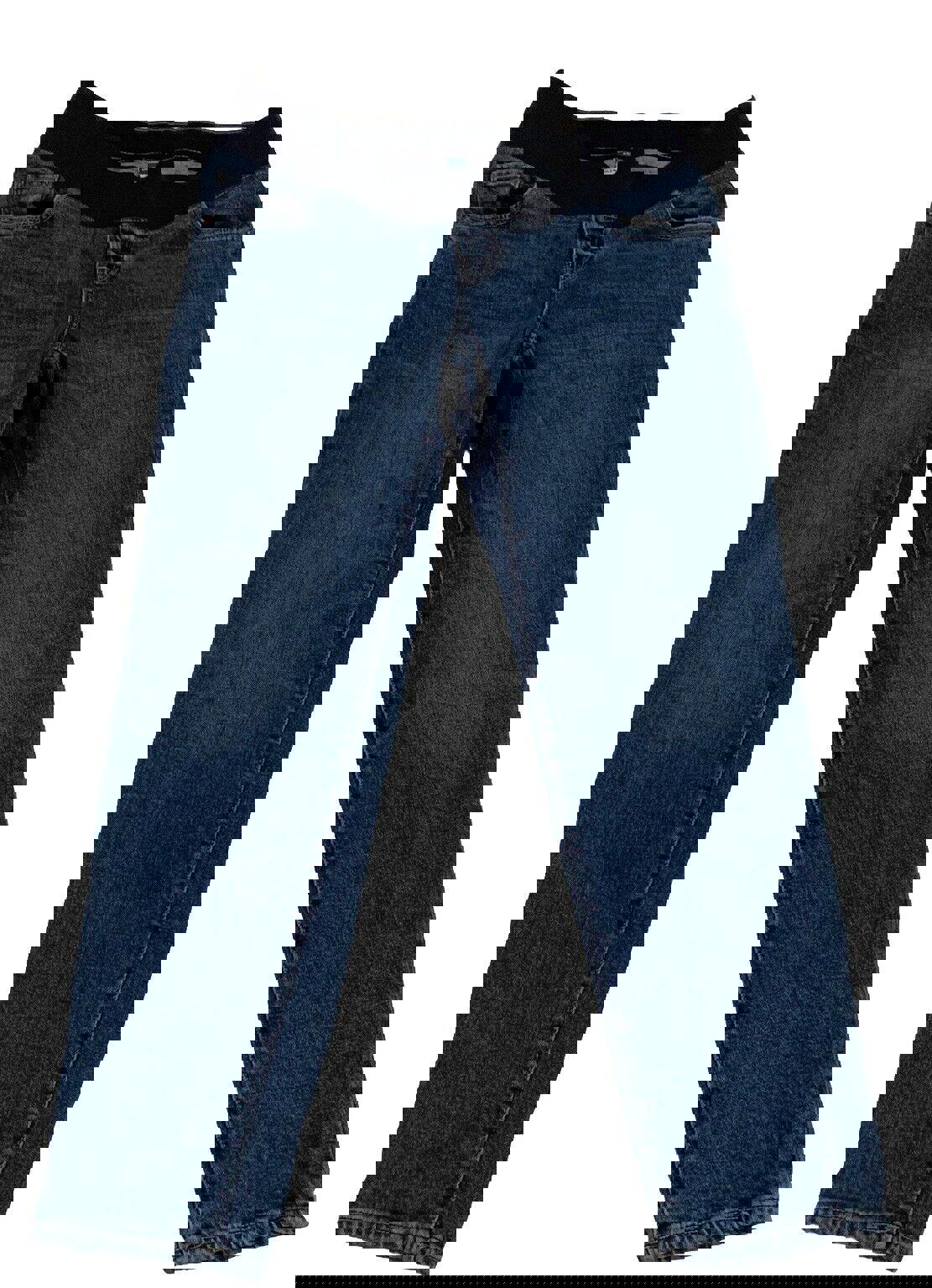 Vaqueros rectos azules de maternidad Old Navy OG talla 8 - Ajuste cómodo