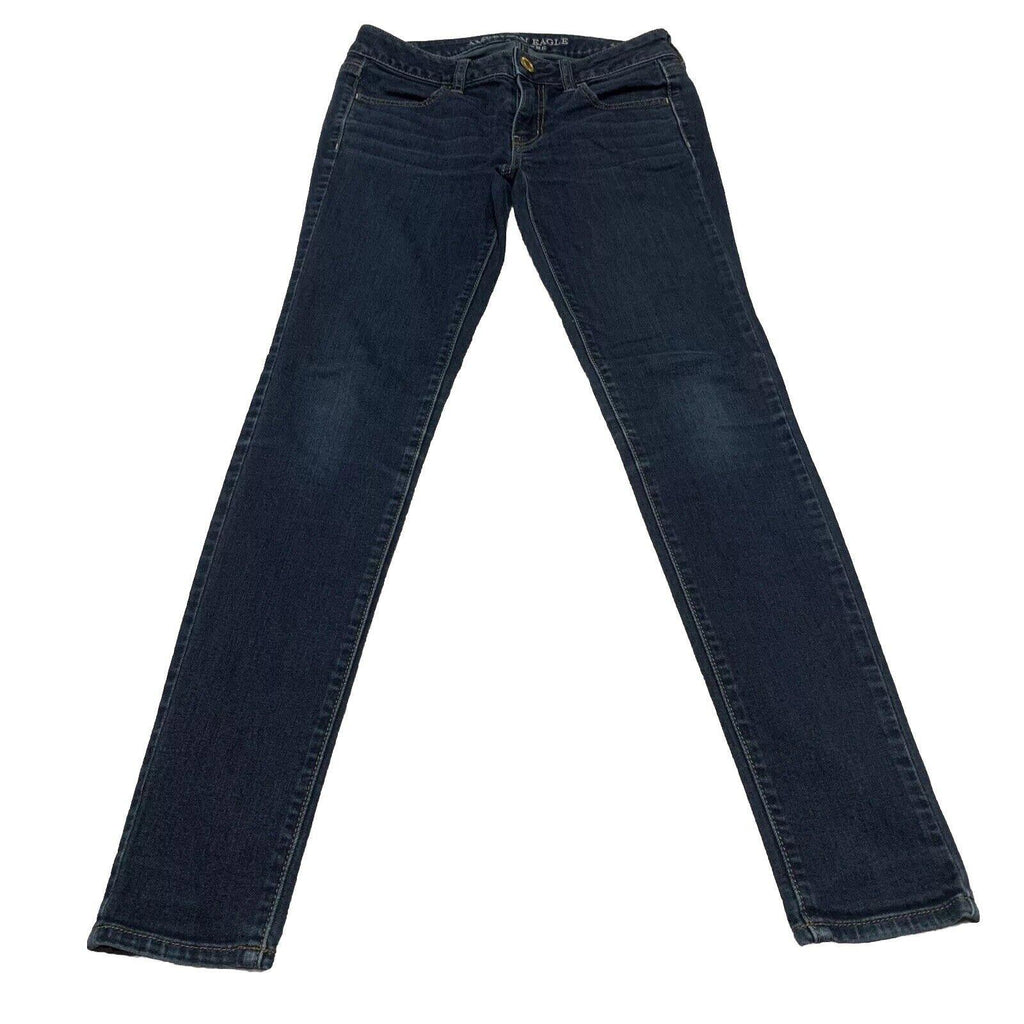 Jeggings elásticos azules para mujer de American Eagle, talla 2