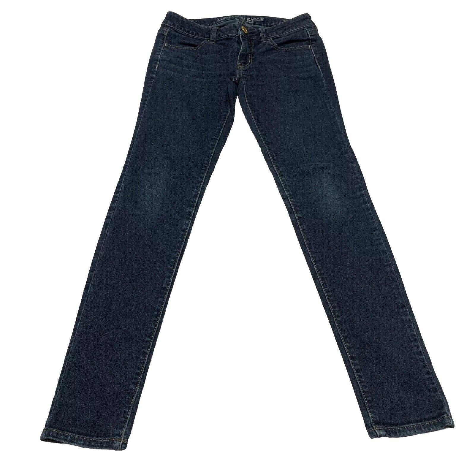 Jeggings elásticos azules para mujer de American Eagle, talla 2