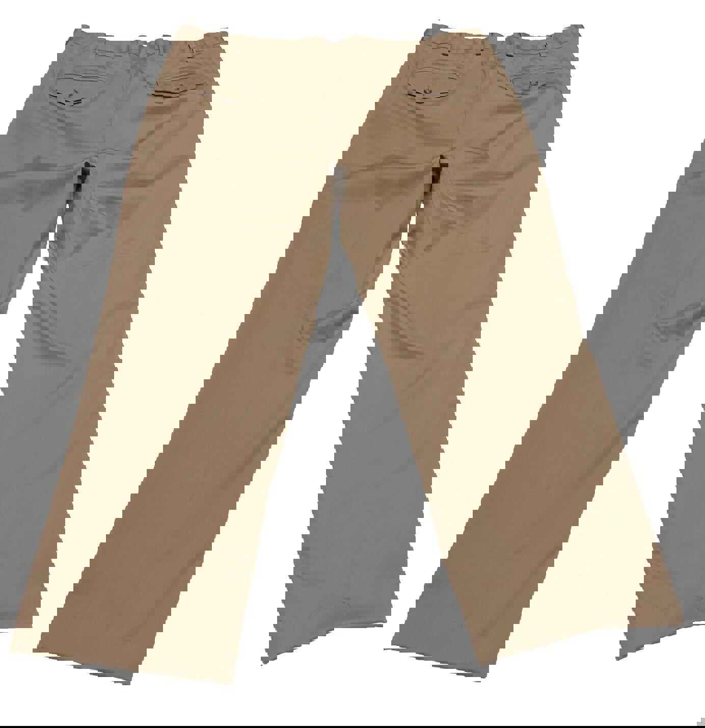 Pantalones de vestir LL Bean Chinos para hombre talla 42 ancho color caqui oscuro