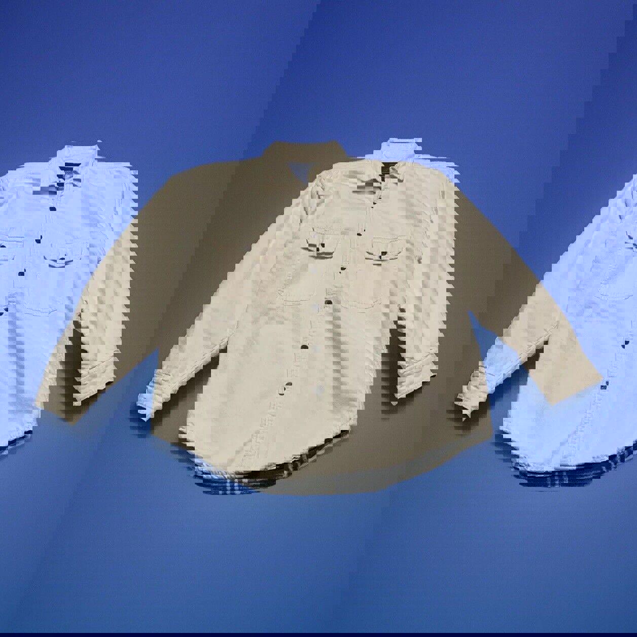 Camisa Berkley &amp; Jensen con forro blanco hueso grande para hombre