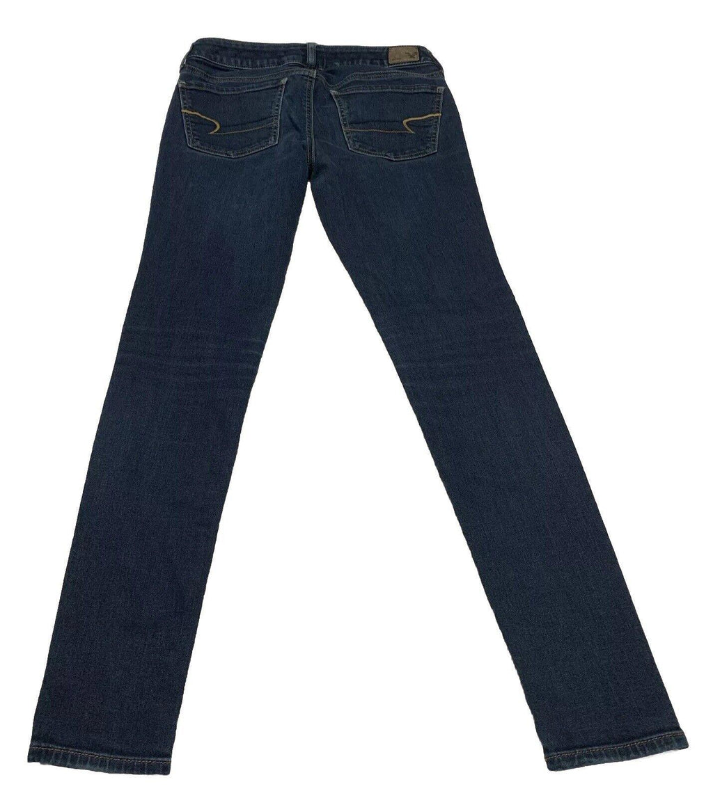 Jeggings elásticos azules para mujer de American Eagle, talla 2