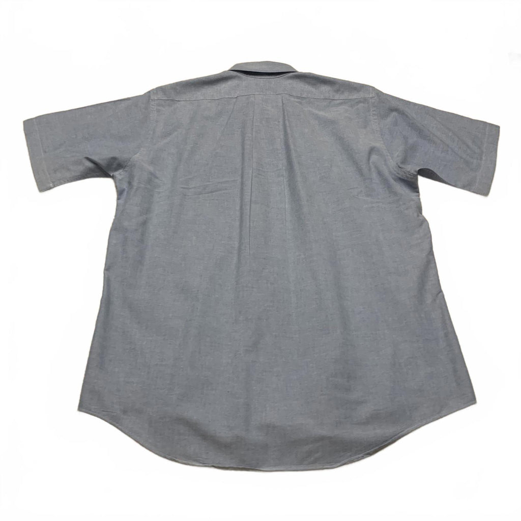 Camisa azul claro de manga corta con botones para hombre de LL Bean, talla 16/grande