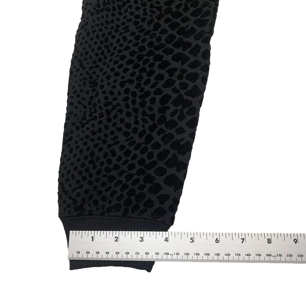 Leggings negros de talla extragrande para mujer de Dex Clothing, pantalones deportivos con estampado de serpiente y terciopelo