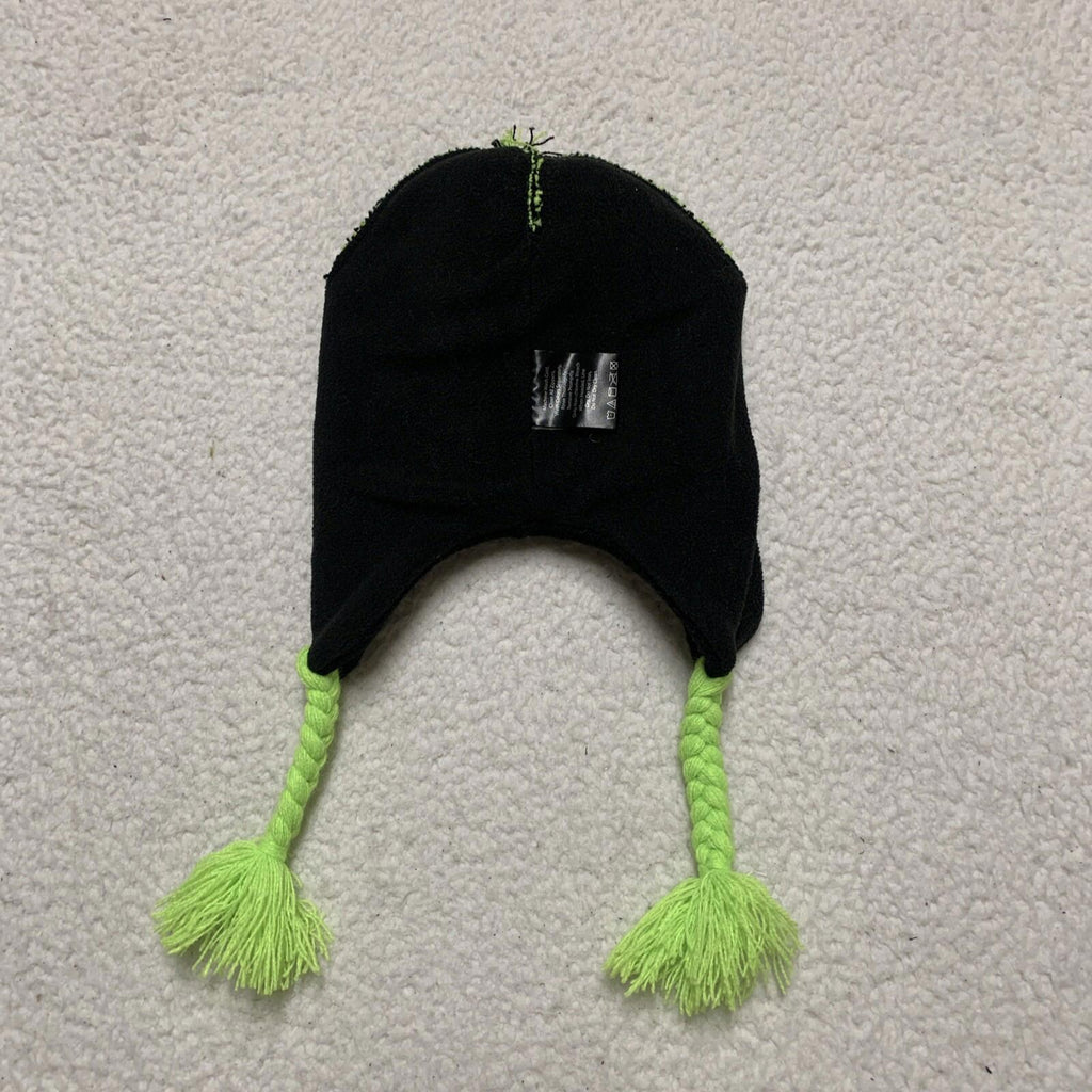 Gorro de lana resistente a la intemperie para jóvenes, talla única (8/20), con pompón y orejeras trenzadas