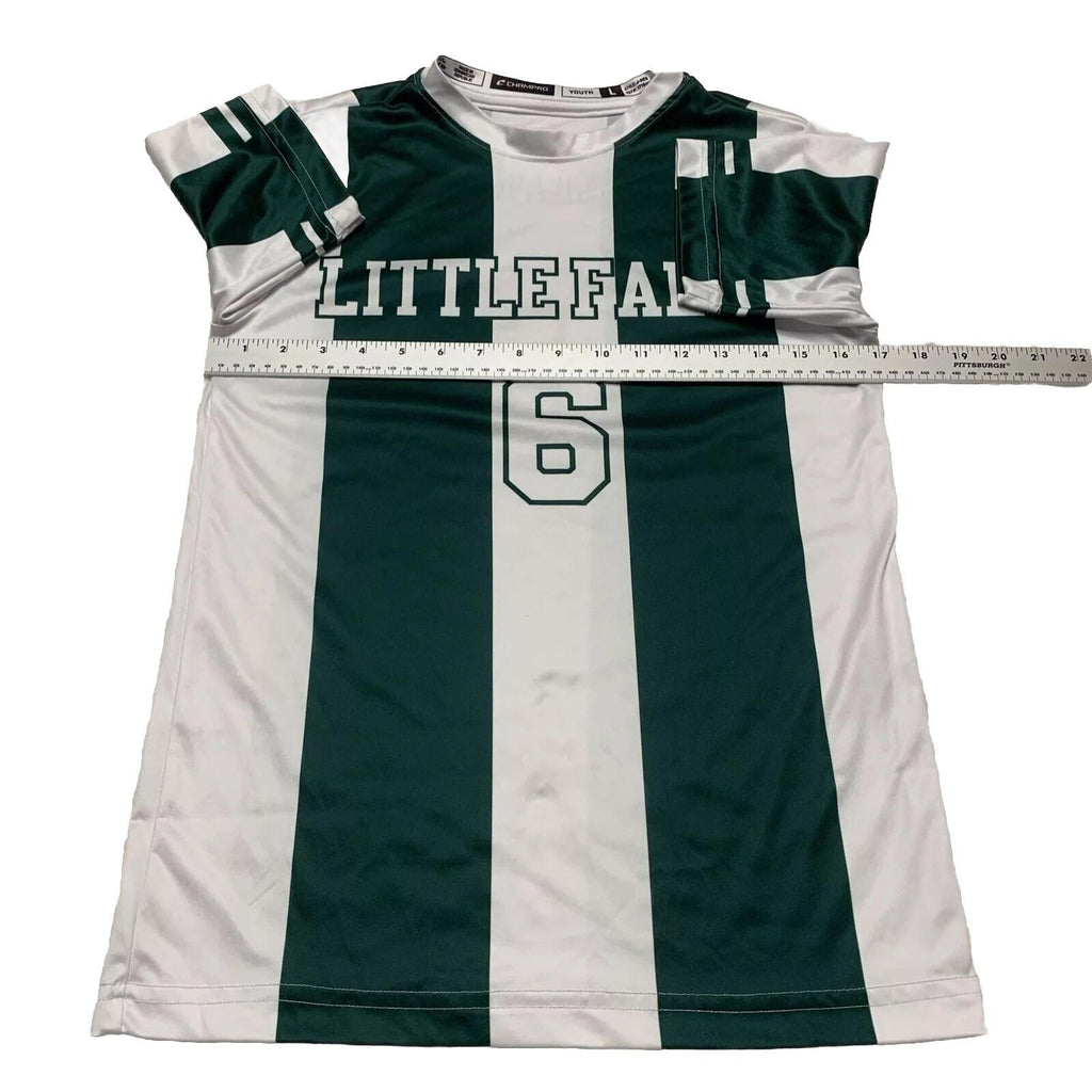 Champro Youth Size L Forest Green Jersey Knit Top Short Sleeve T-Shirt