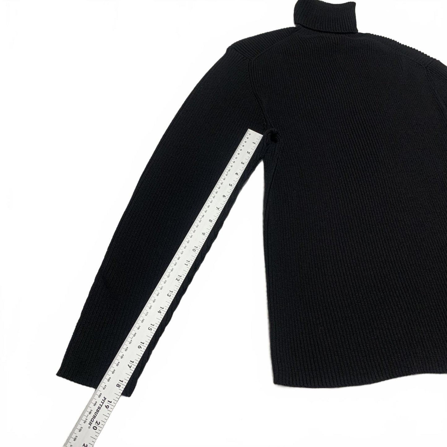 Polo Jeans Co Ralph Lauren Size XLarge Ribbed Black Turtleneck Sweater