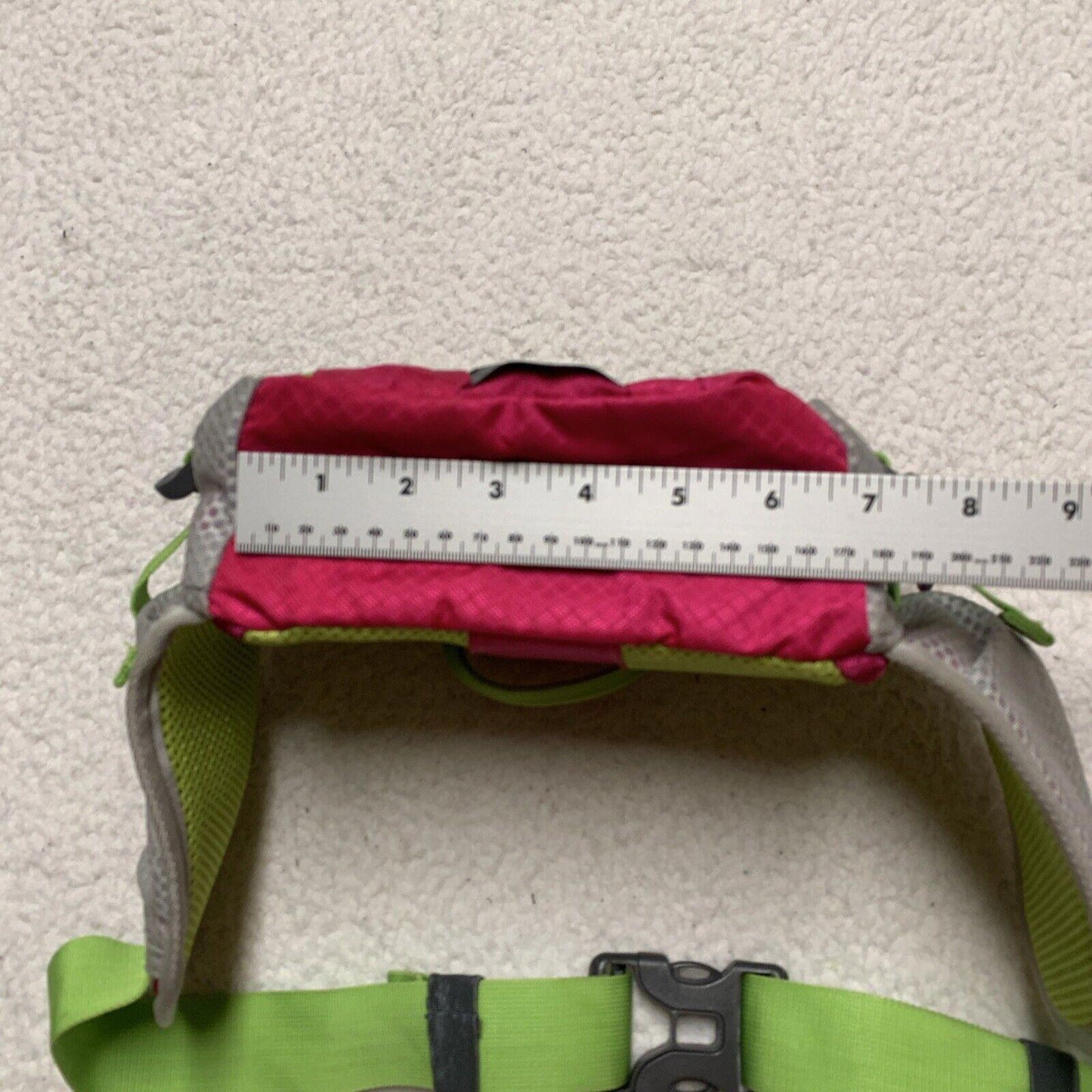 SEEU Gray Pink Green Fanny Pack Sling Crossbody Waist Bag Trail Hike