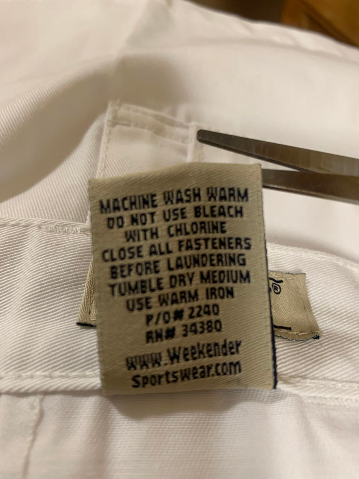Weekender Mens Sz 42 White Denim Cargo Shorts W39 Outdoor