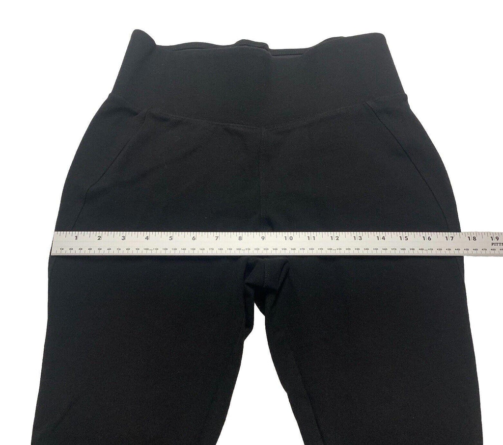 Cinturón elástico negro de latón para mujer, de 28 pulgadas, mediano, con cierre de velcro