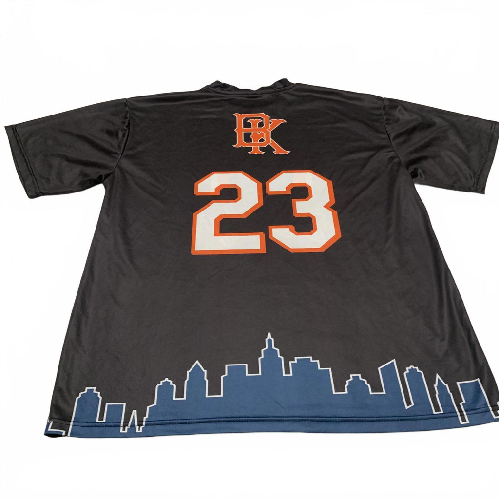 Camiseta deportiva negra de los Brooklyn Coyotes, talla AXL, para hombre, talla 23