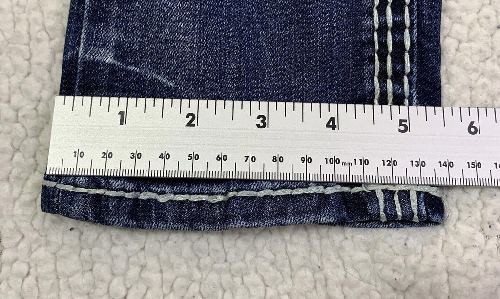 Vaqueros Rock Revival para mujer, talla 27, con bolsillo vaquero y puntadas llamativas