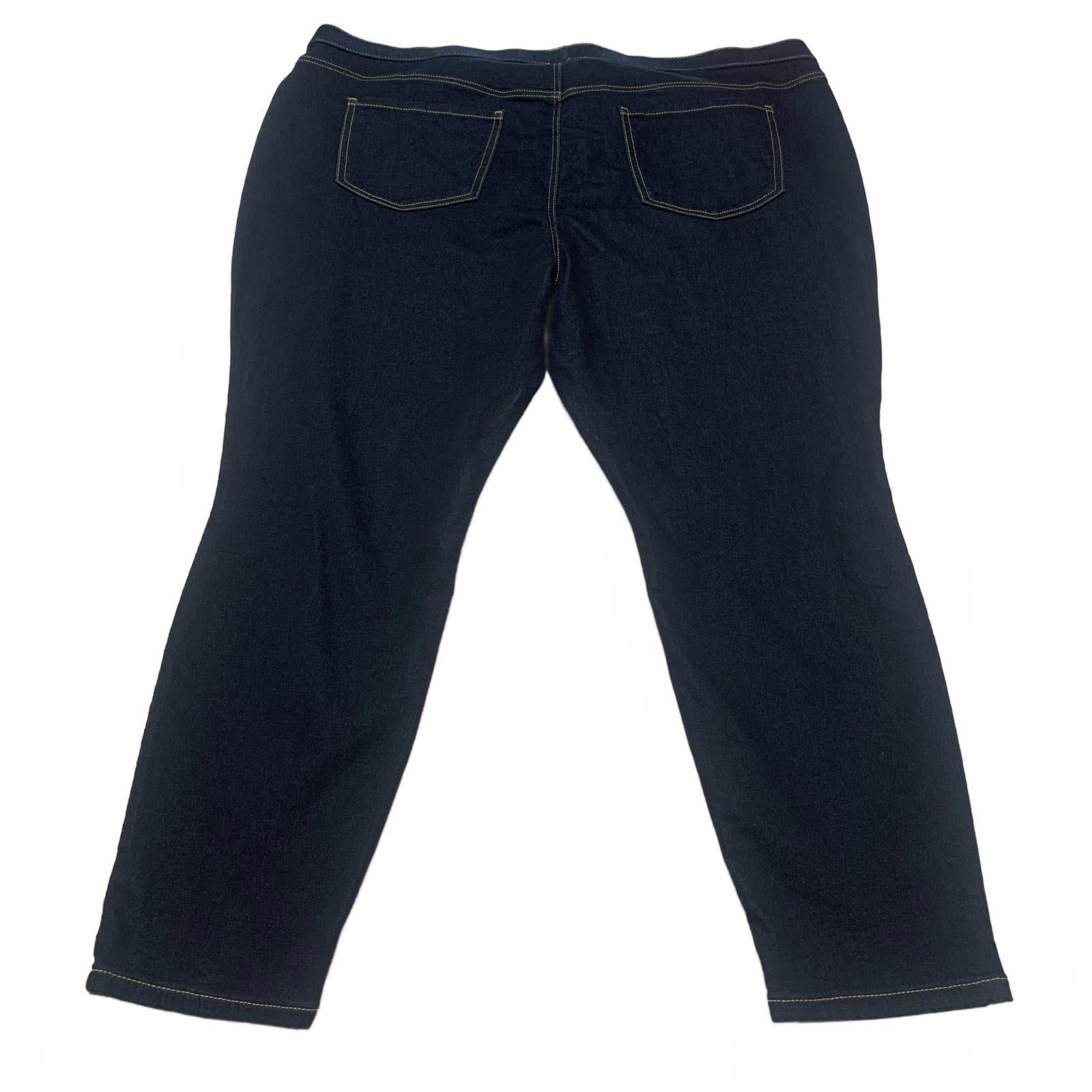 Leggings vaqueros azules Simply Vera Vera Wang para mujer talla 3X 46 x 27