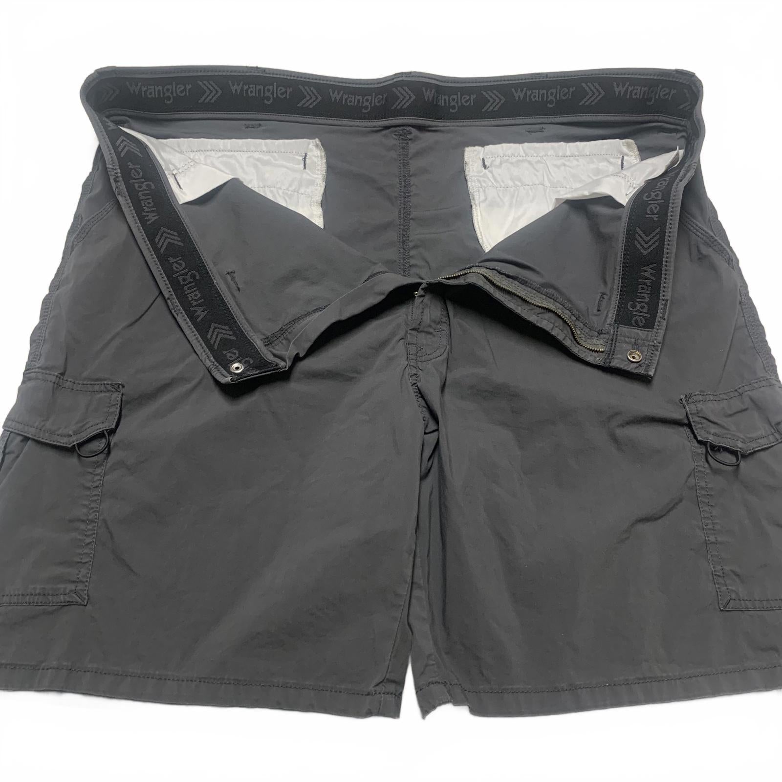 Pantalones cortos cargo grises Wrangler para hombre, talla 48, talla 49