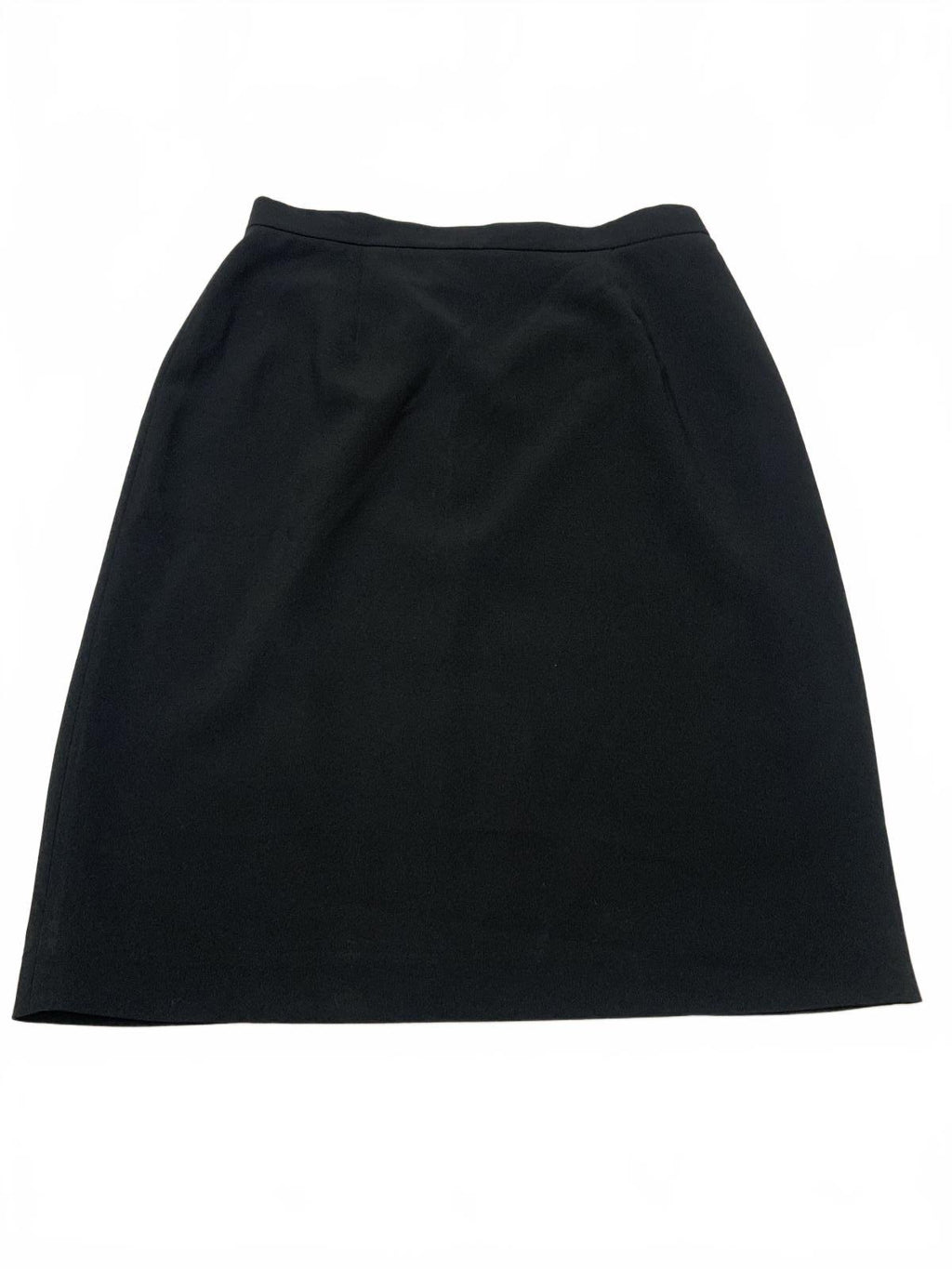 Falda tubo negra Vintage Jones New York Platinum para mujer, talla 12, W30
