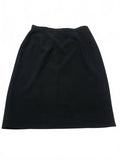 Falda tubo negra Vintage Jones New York Platinum para mujer, talla 12, W30