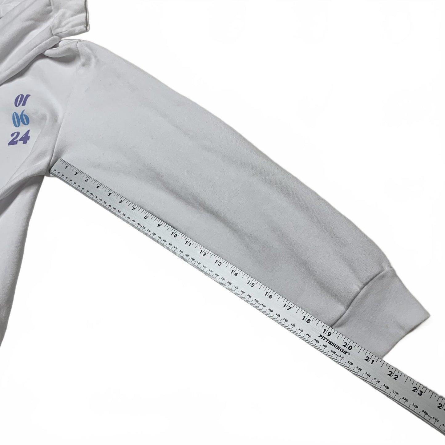 Bella + Canvas Fleece Collection Women's Medium White Graphic Design Hoodie
